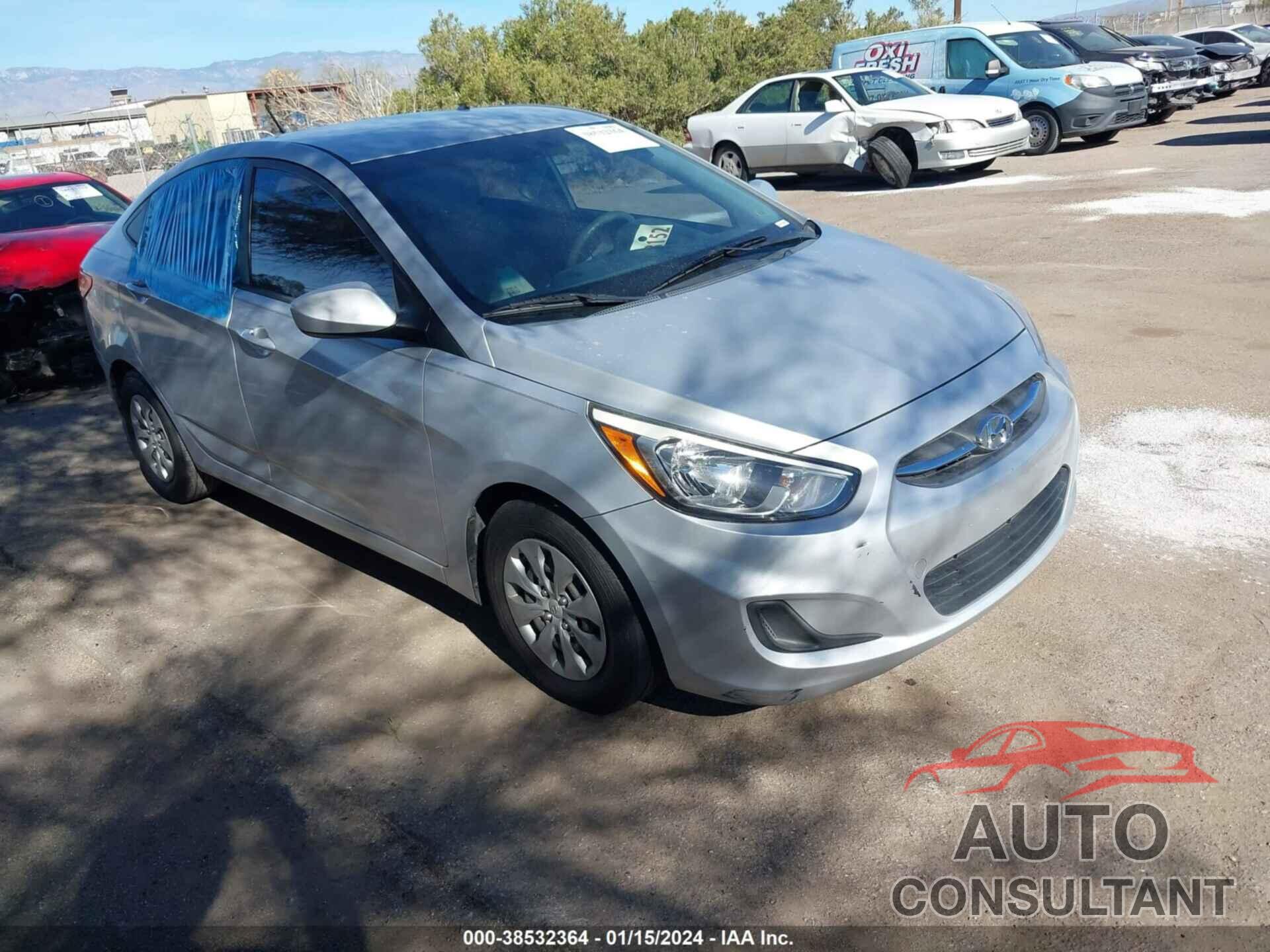 HYUNDAI ACCENT 2016 - KMHCT4AEXGU053583