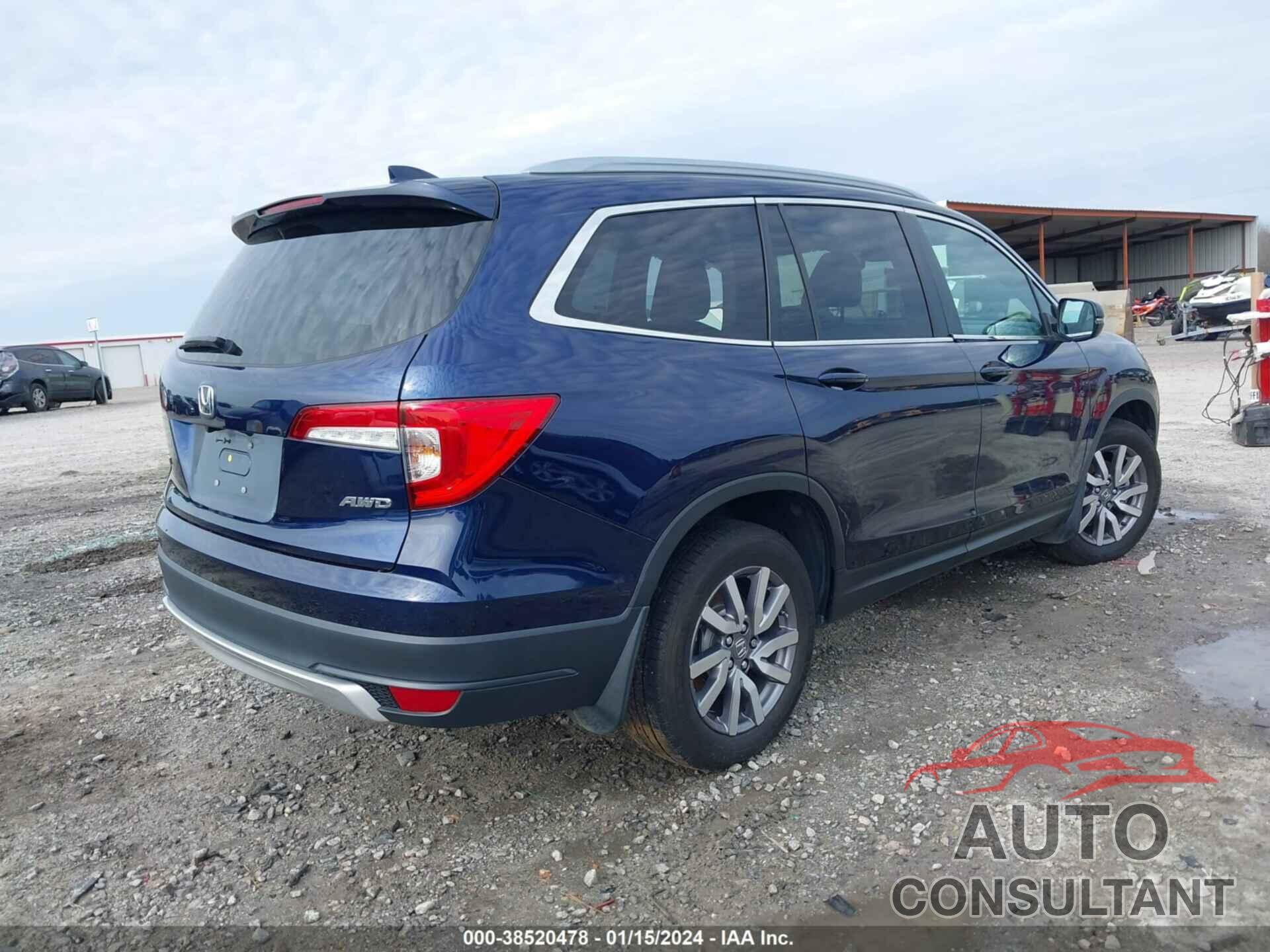 HONDA PILOT 2020 - 5FNYF6H4XLB011136