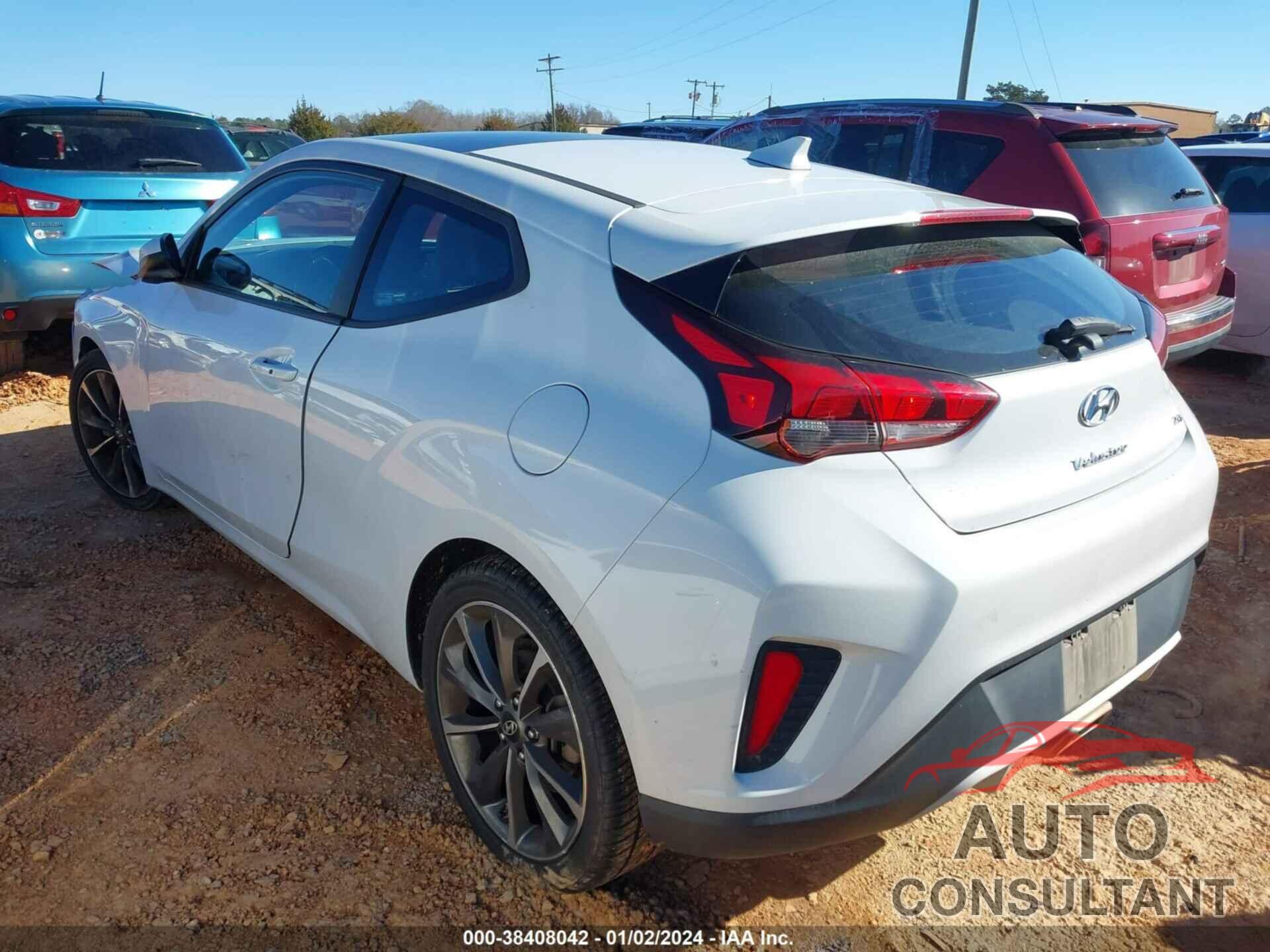 HYUNDAI VELOSTER 2019 - KMHTG6AF1KU009666