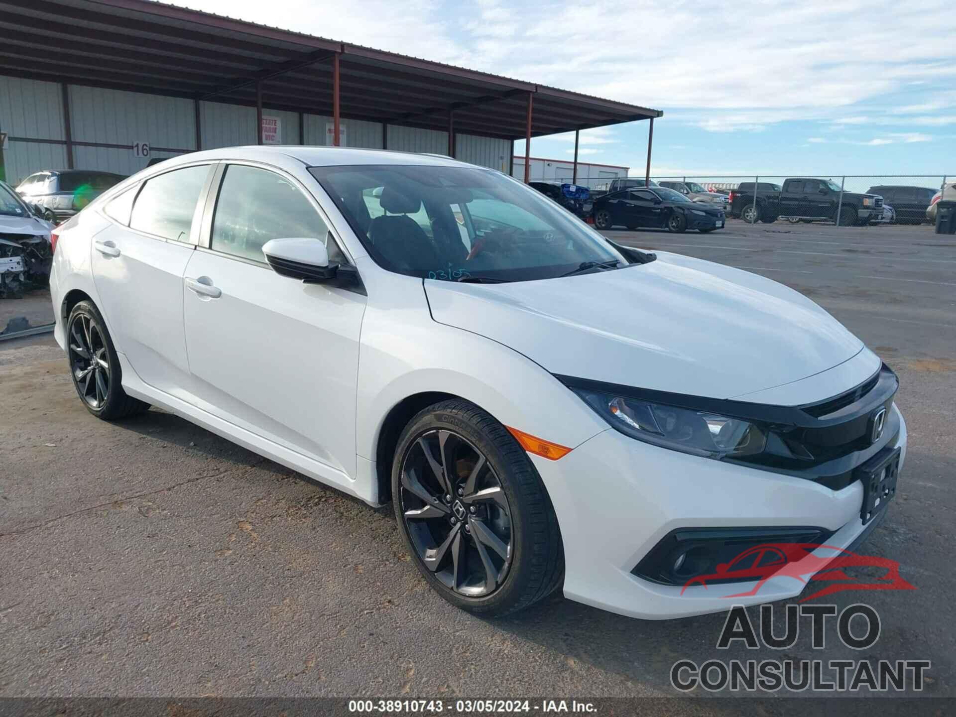 HONDA CIVIC 2019 - 19XFC2F82KE001946