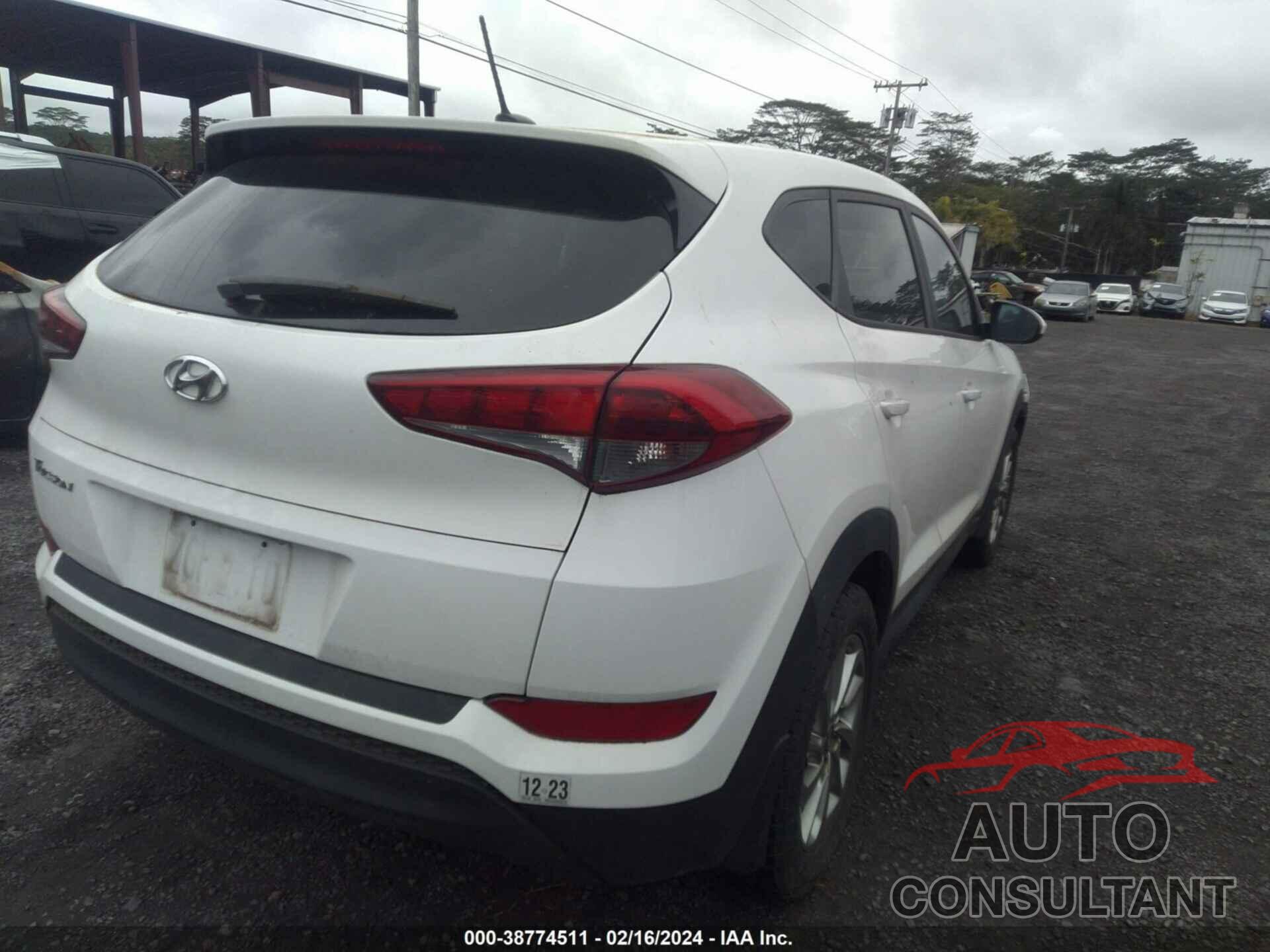 HYUNDAI TUCSON 2017 - KM8J23A49HU462753