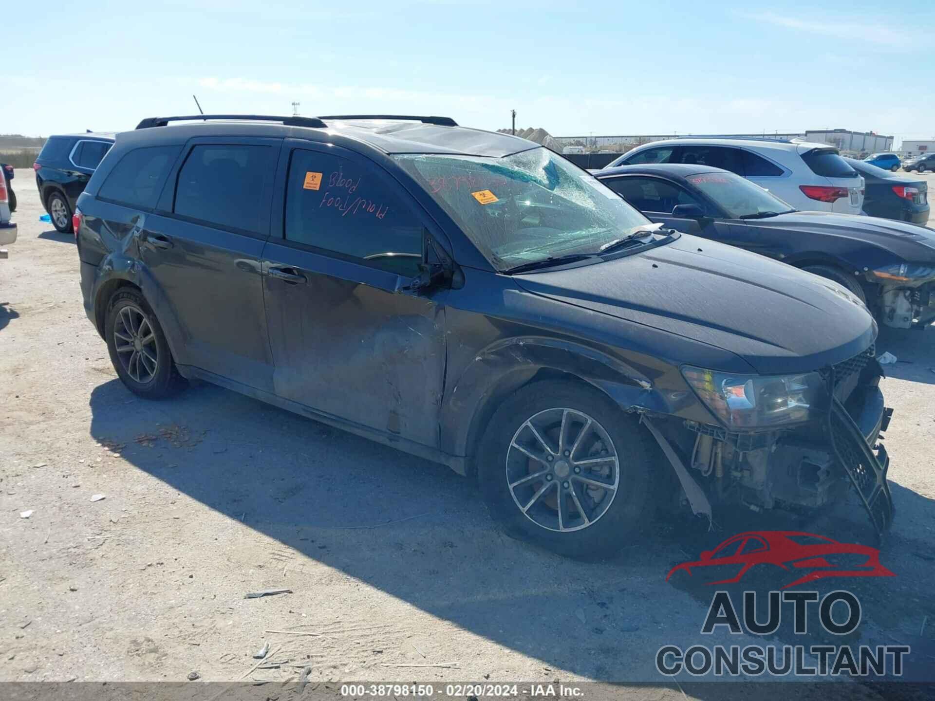 DODGE JOURNEY 2017 - 3C4PDCAB5HT568389