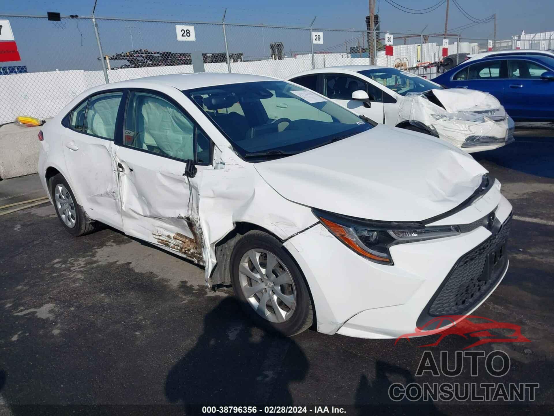 TOYOTA COROLLA 2020 - JTDEPRAEXLJ087341