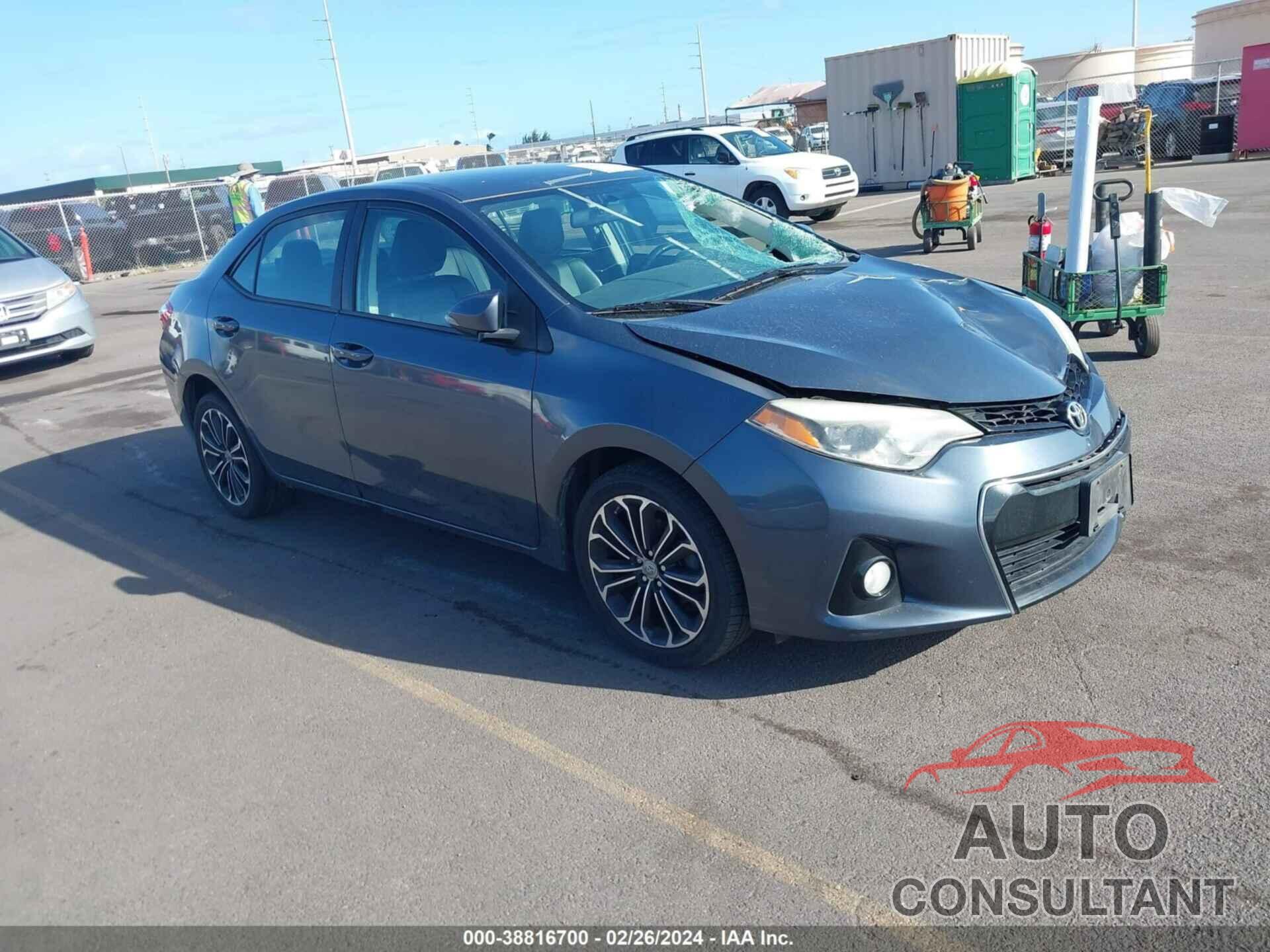 TOYOTA COROLLA 2016 - 5YFBURHE2GP556750