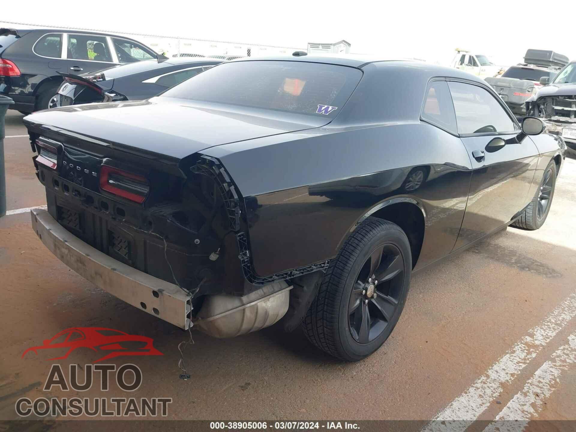 DODGE CHALLENGER 2016 - 2C3CDZAG2GH338110