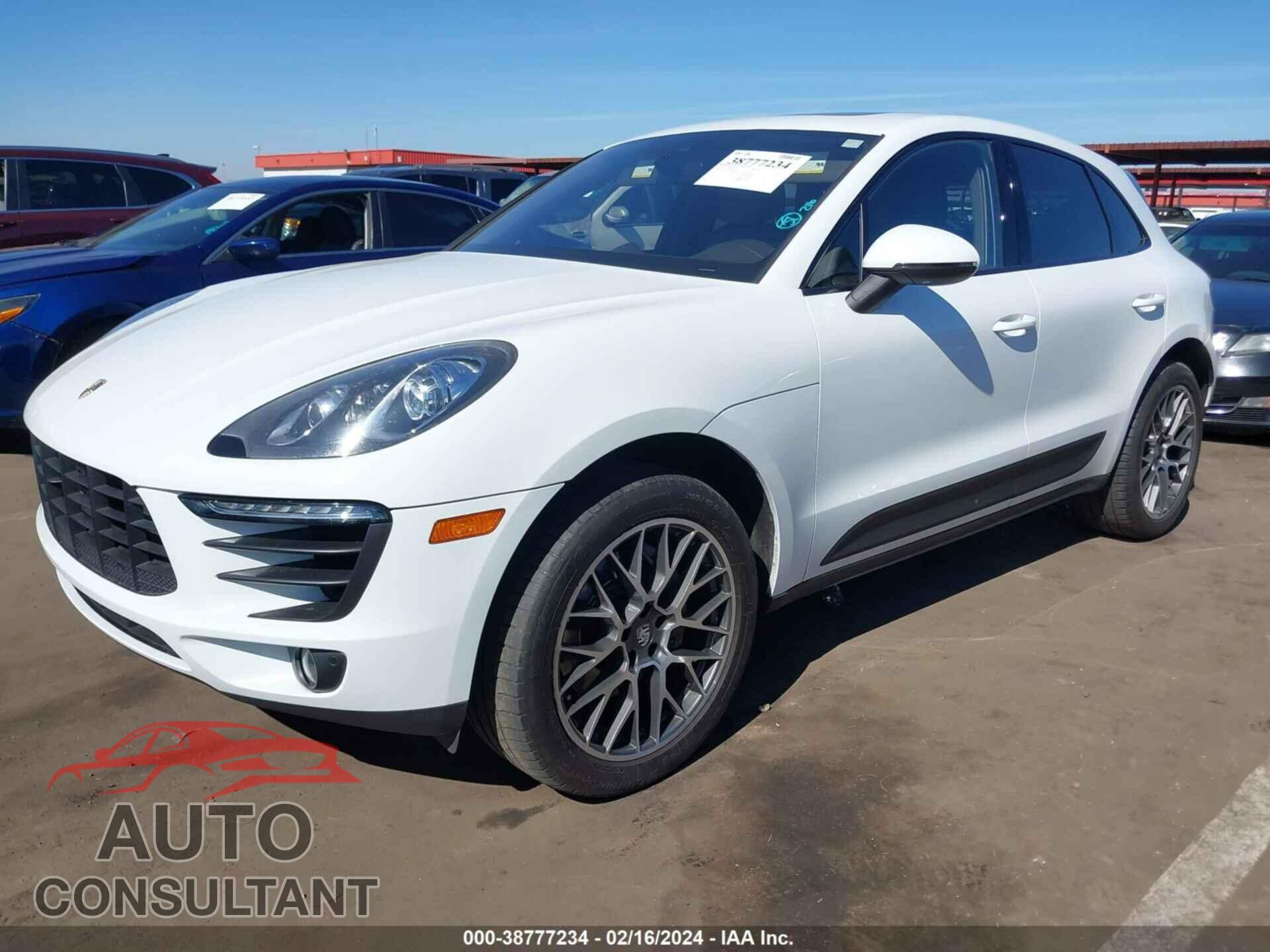 PORSCHE MACAN 2016 - WP1AB2A53GLB49739