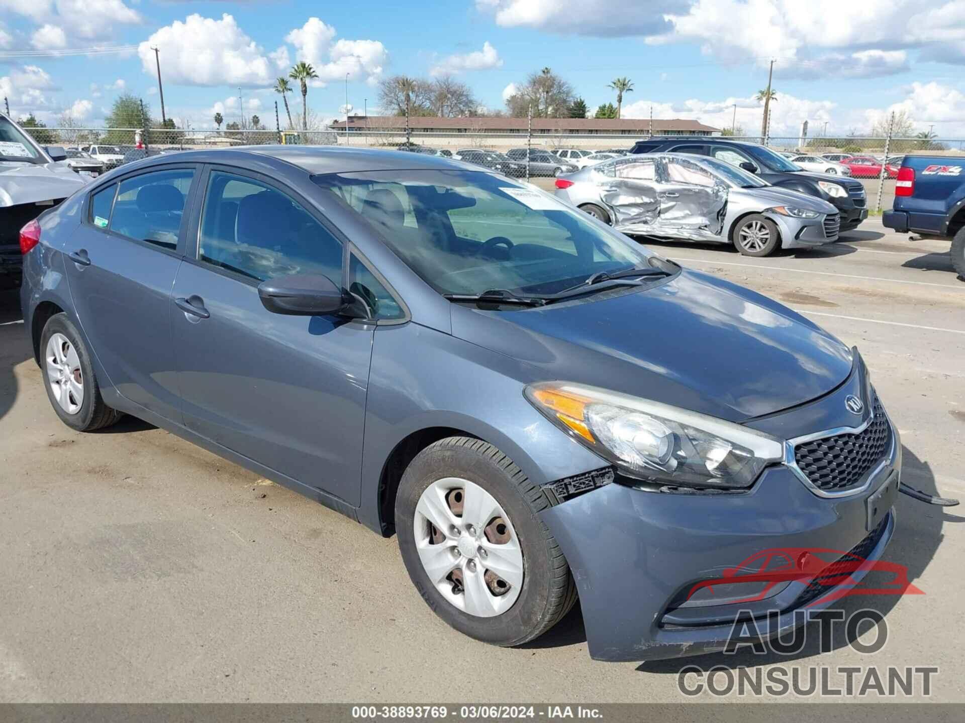 KIA FORTE 2016 - KNAFK4A67G5549851