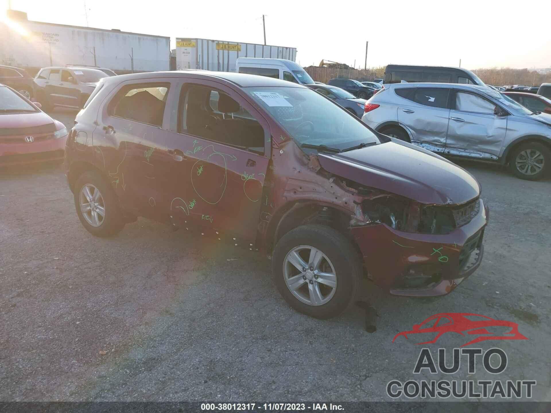 CHEVROLET TRAX 2017 - 3GNCJNSB0HL263262