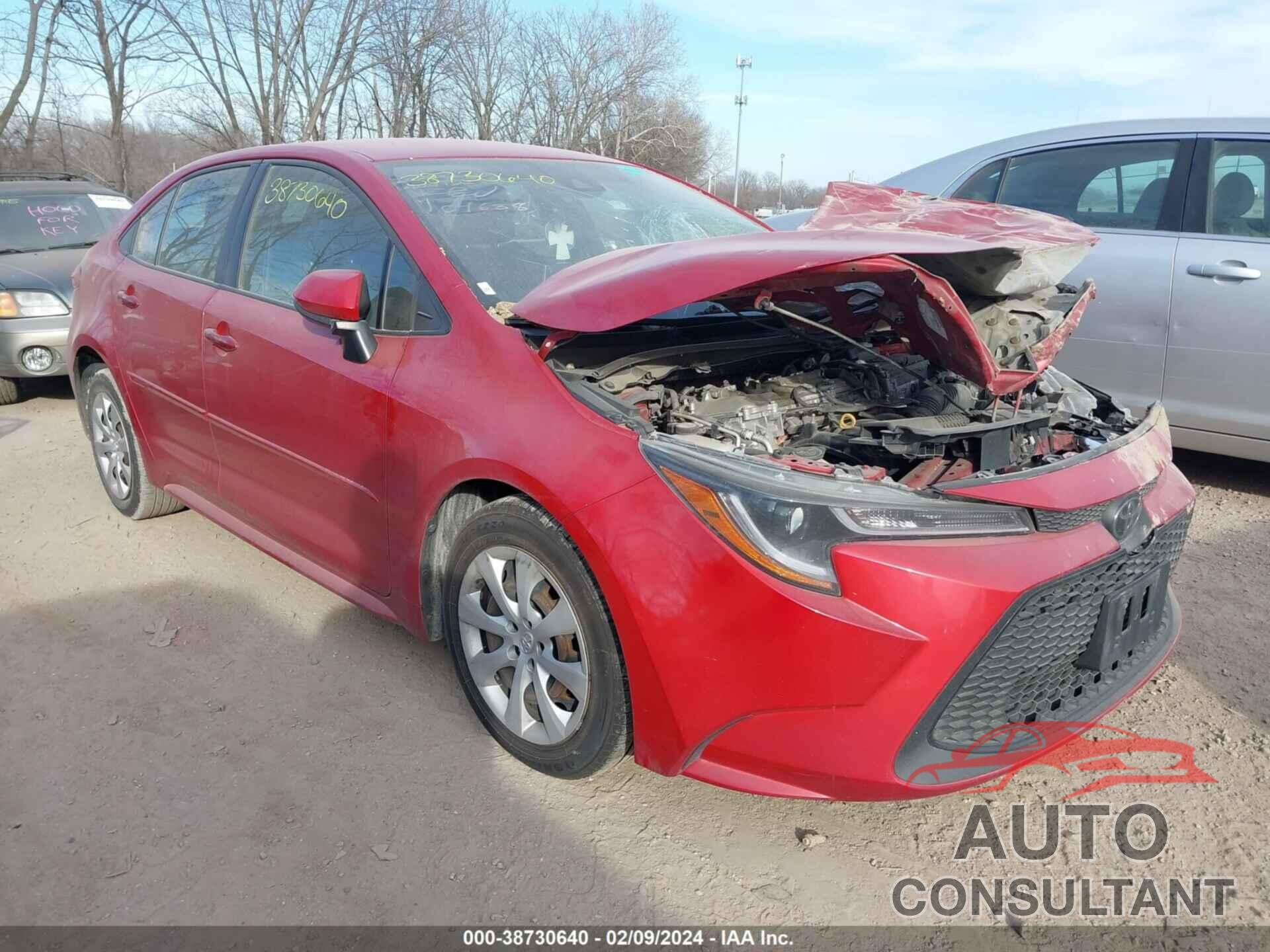 TOYOTA COROLLA 2020 - JTDEPRAE3LJ104688