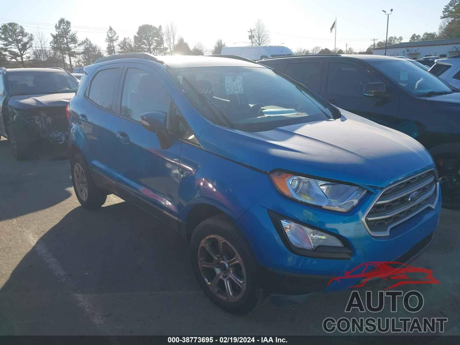 FORD ECOSPORT 2018 - MAJ6P1UL8JC189552