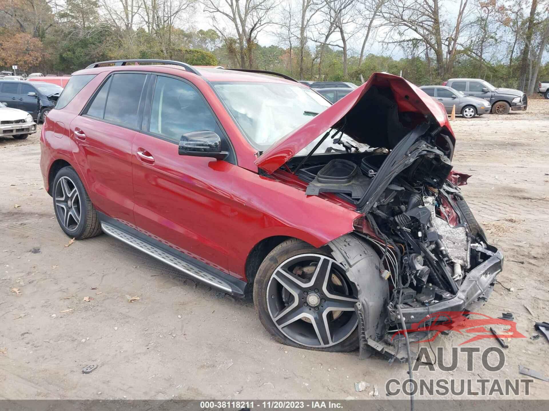 MERCEDES-BENZ GLE 400 2016 - 4JGDA5GB9GA765730