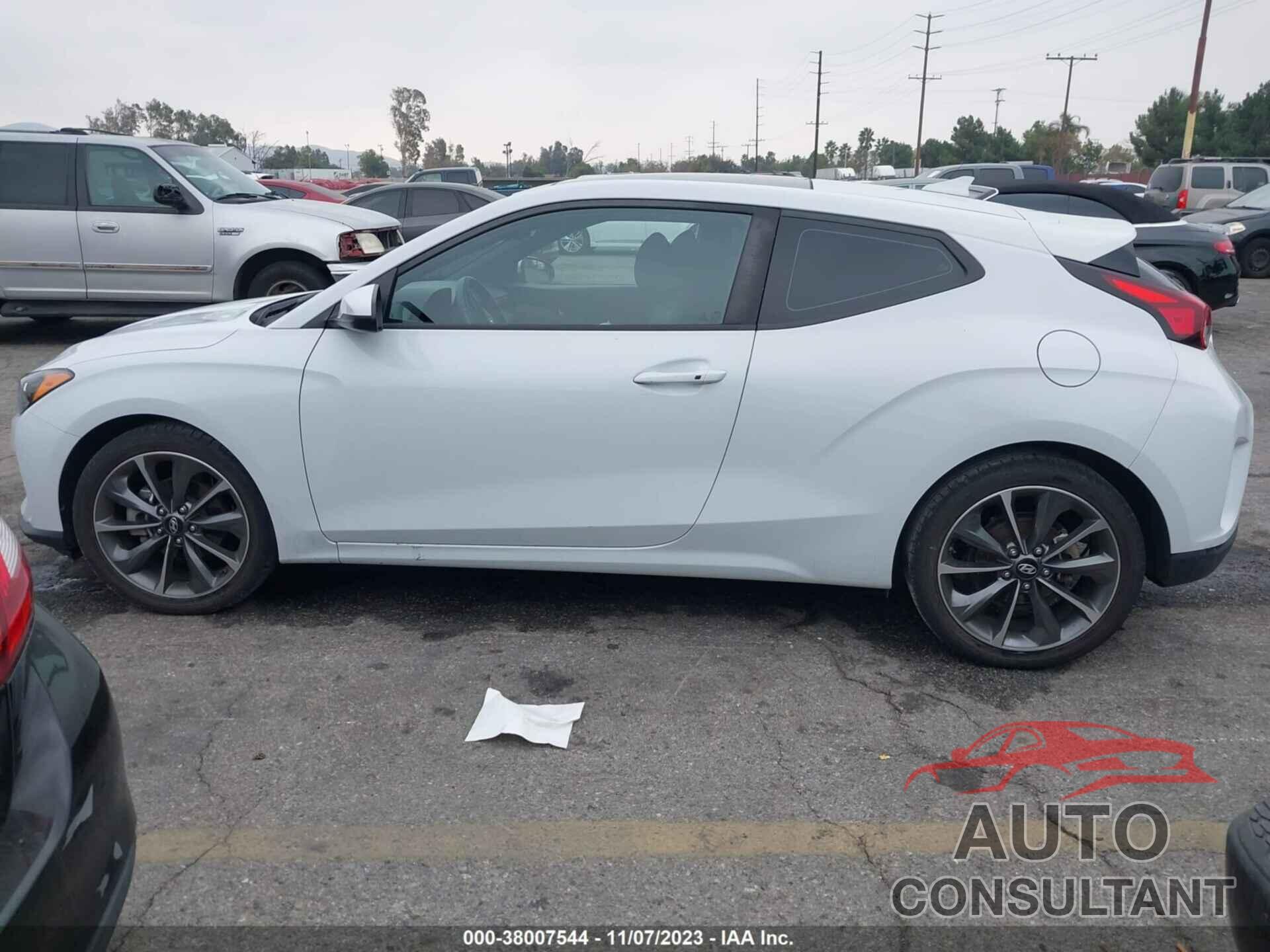 HYUNDAI VELOSTER 2019 - KMHTG6AF1KU015404