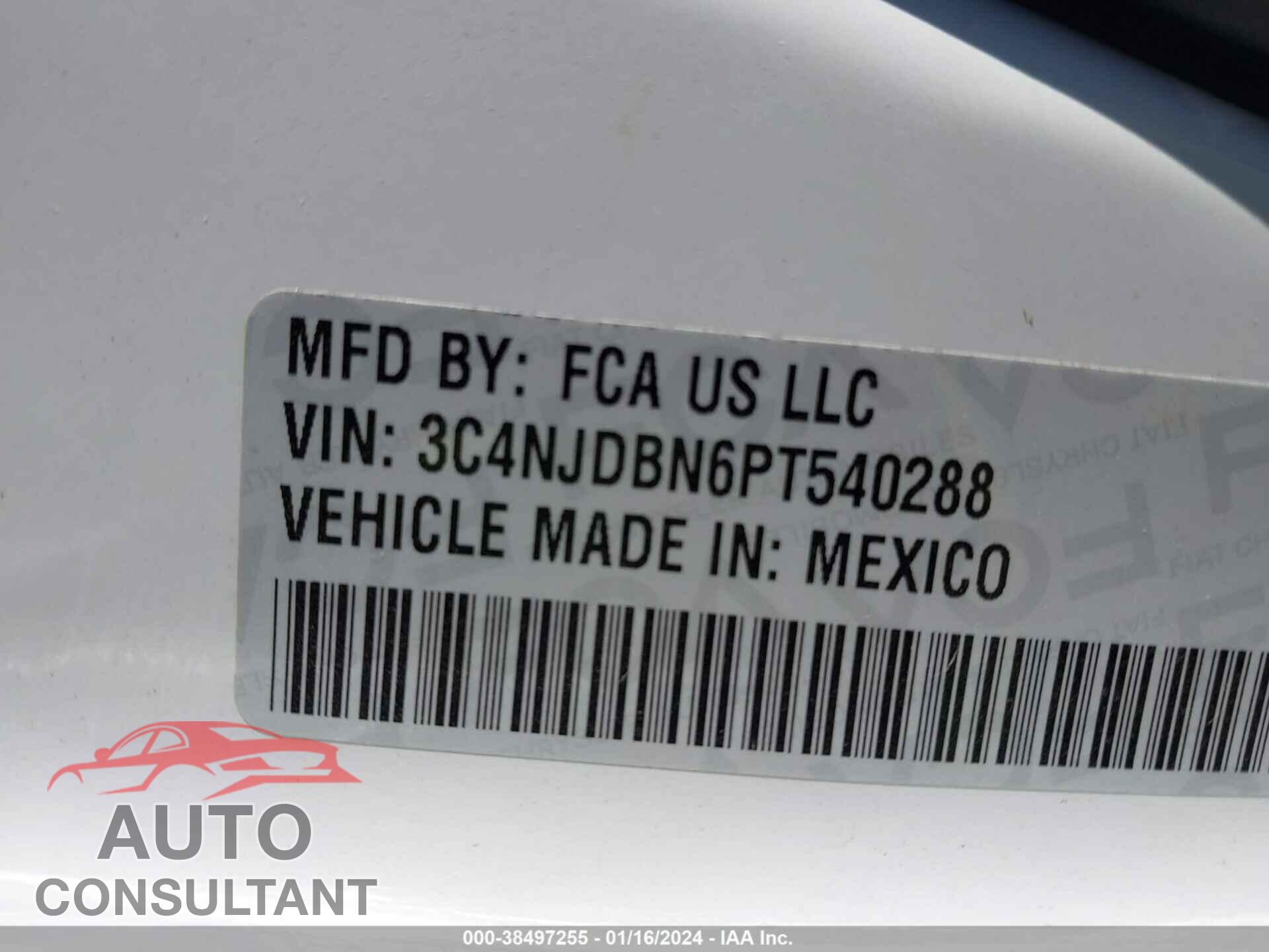 JEEP COMPASS 2023 - 3C4NJDBN6PT540288