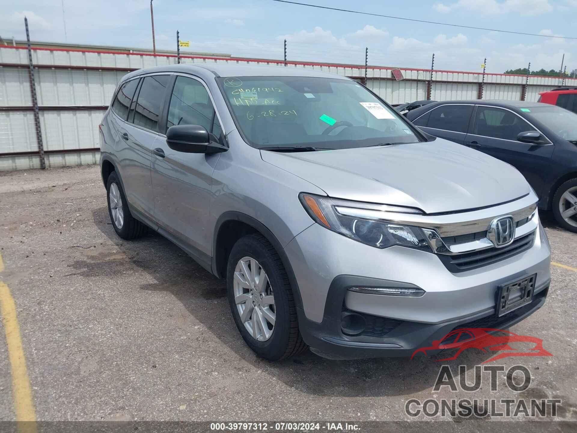 HONDA PILOT 2020 - 5FNYF5H1XLB026588