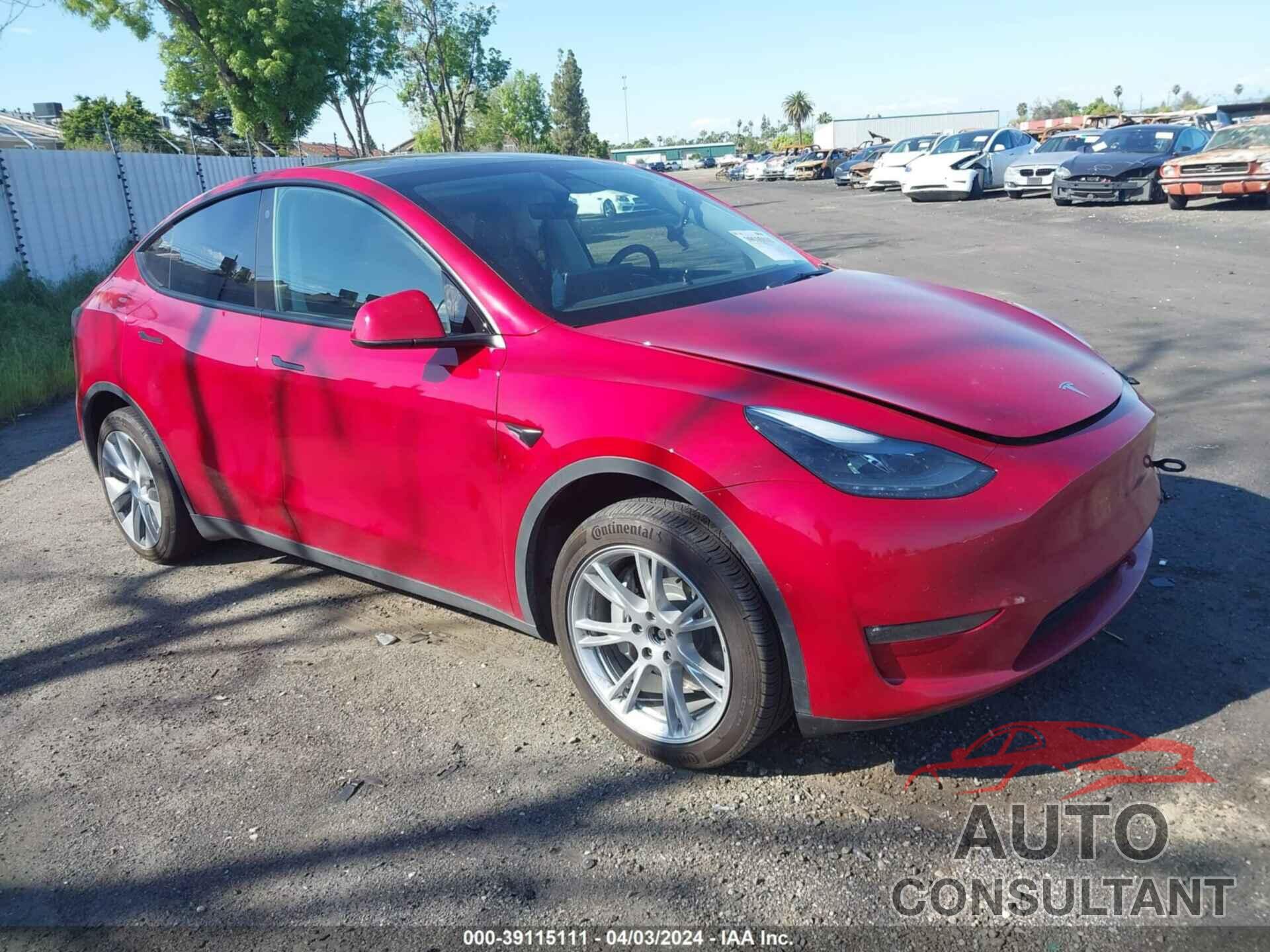 TESLA MODEL Y 2022 - 7SAYGDEE7NF557364