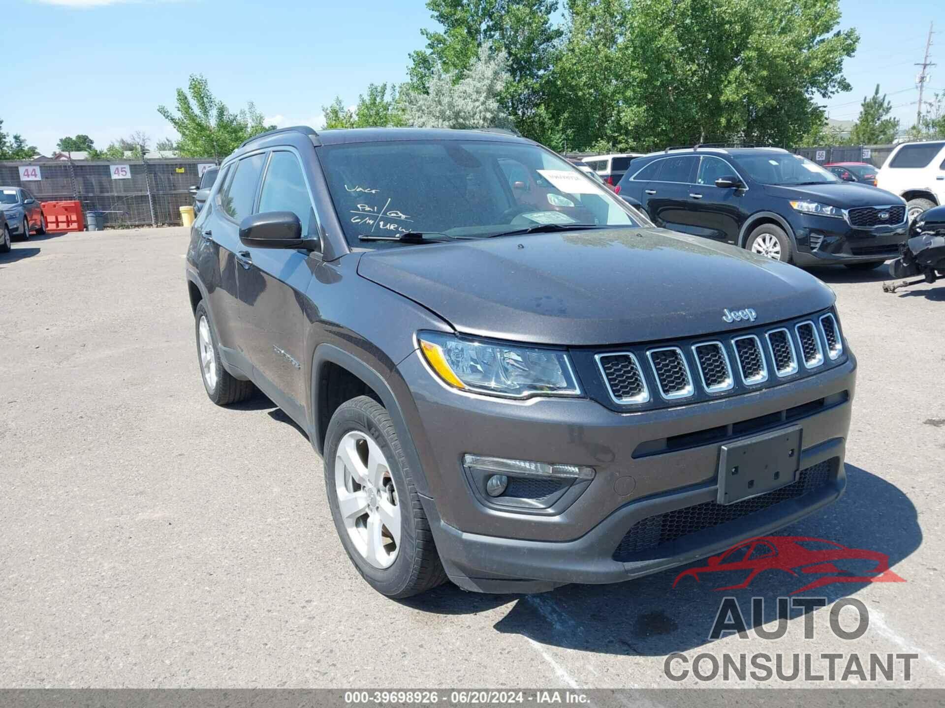 JEEP COMPASS 2019 - 3C4NJDBB8KT647986