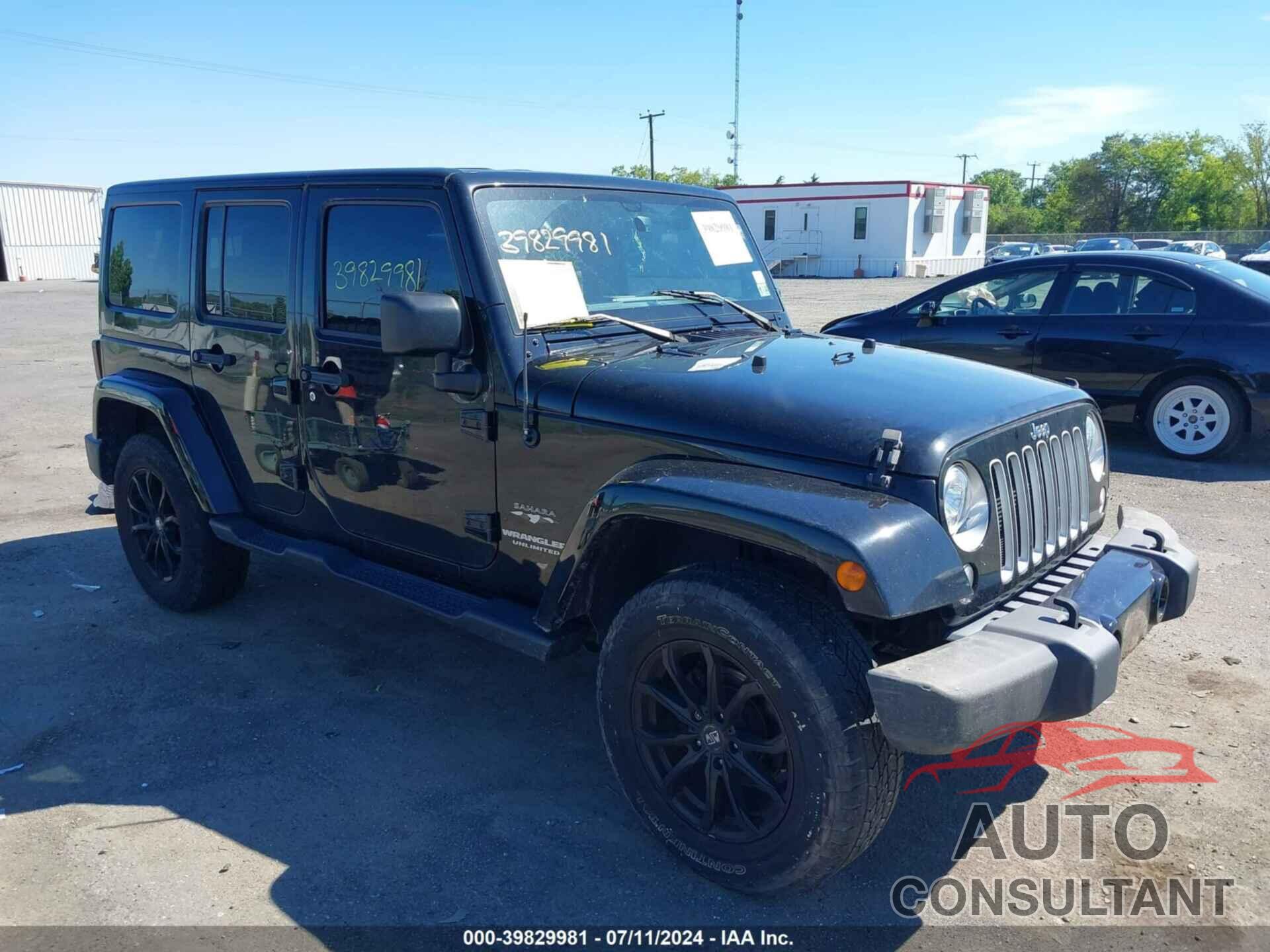 JEEP WRANGLER UNLIMITED 2017 - 1C4BJWEG8HL734281