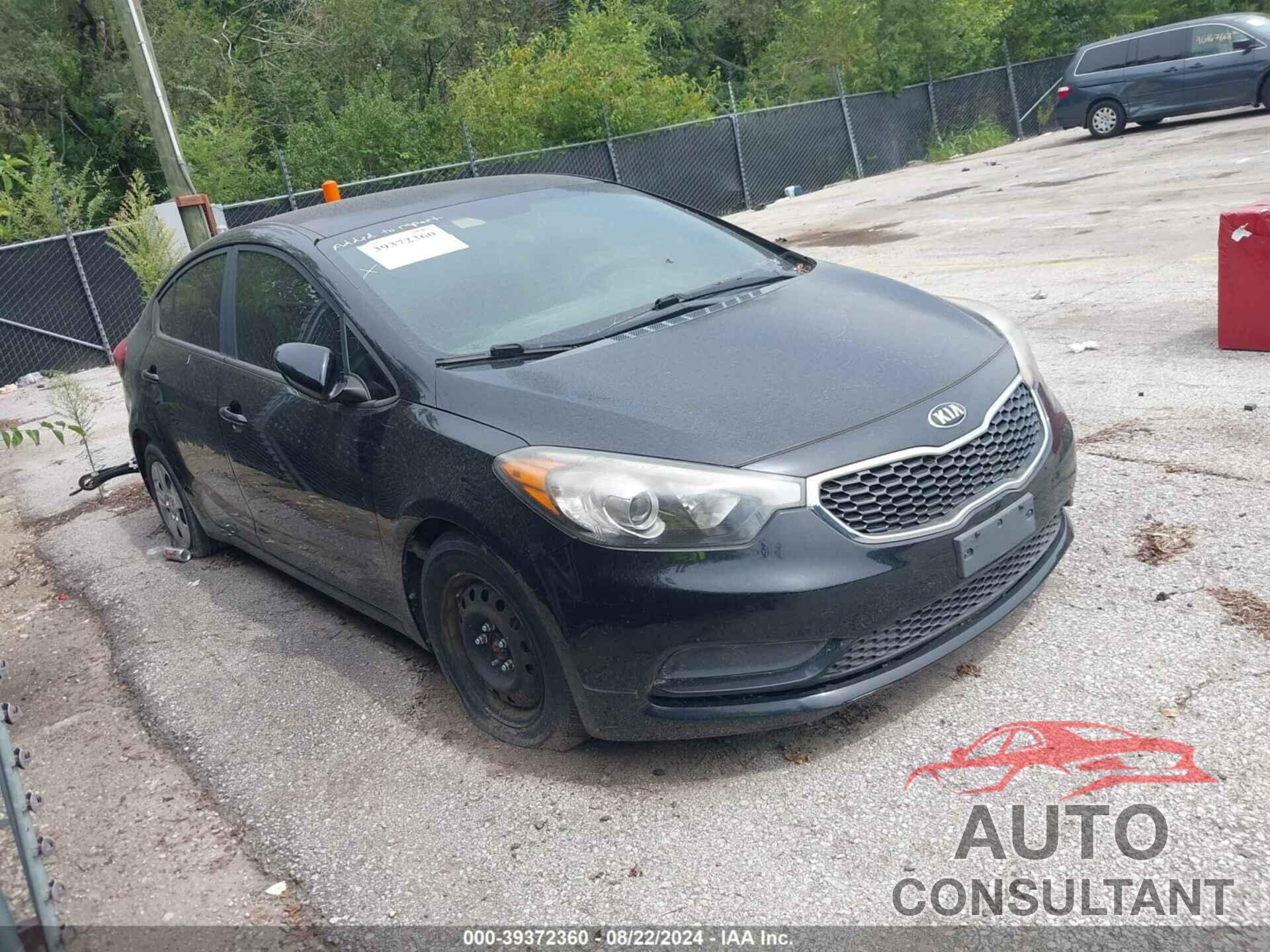 KIA FORTE 2016 - KNAFK4A64G5616955