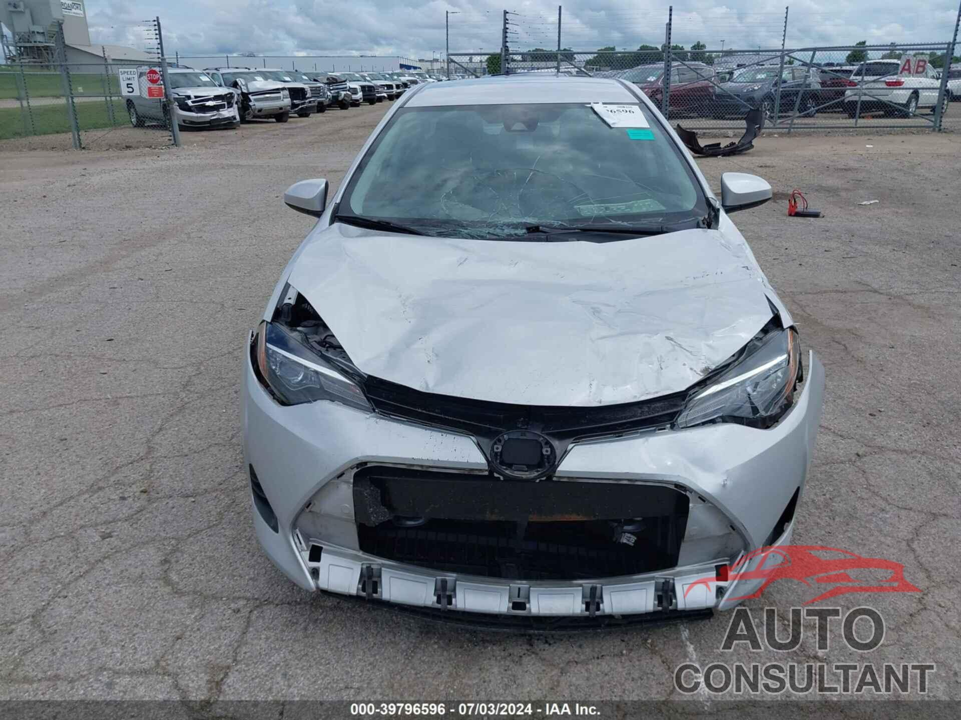 TOYOTA COROLLA 2019 - 2T1BURHEXKC210891