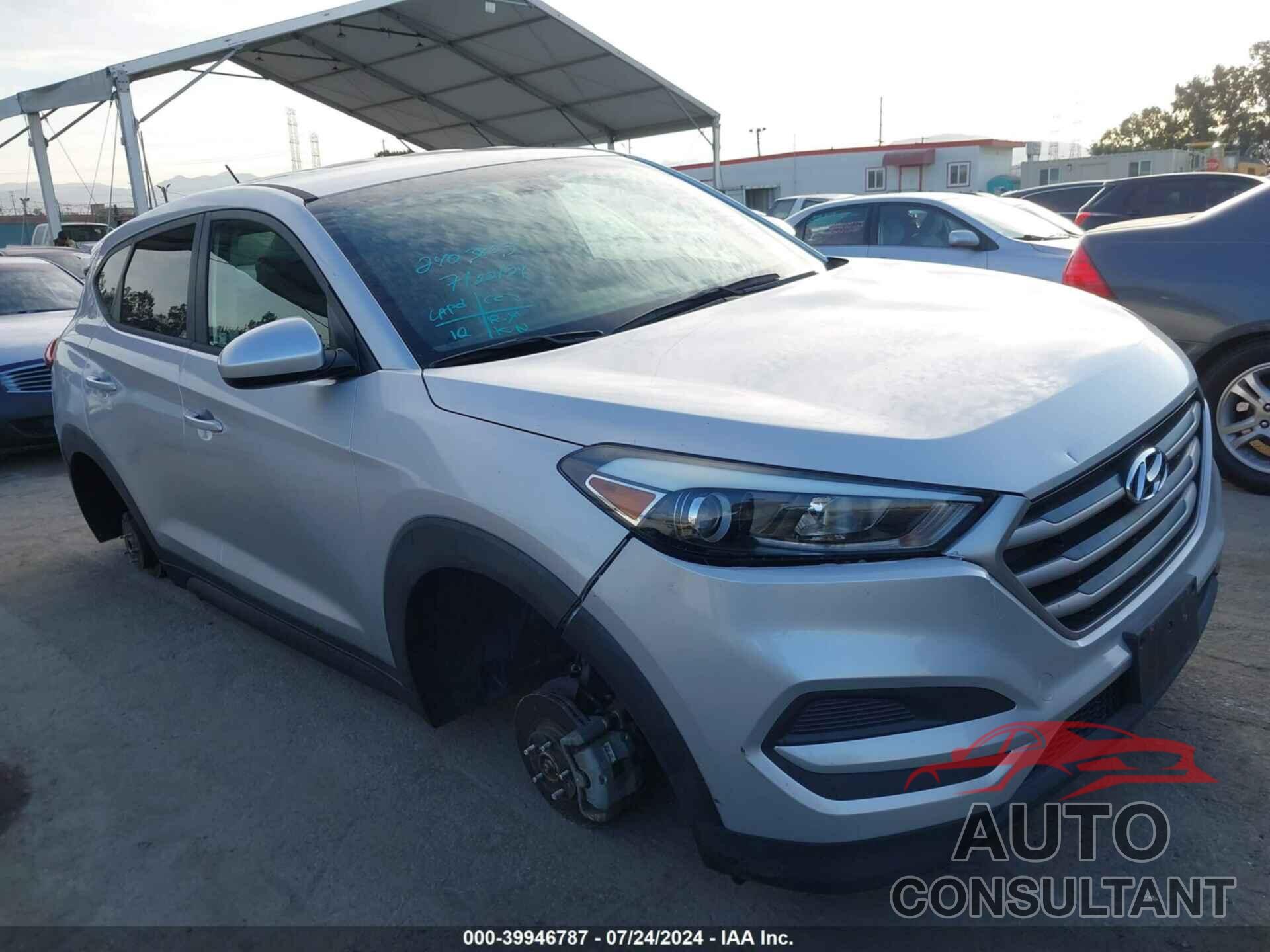 HYUNDAI TUCSON 2017 - KM8J23A40HU521334