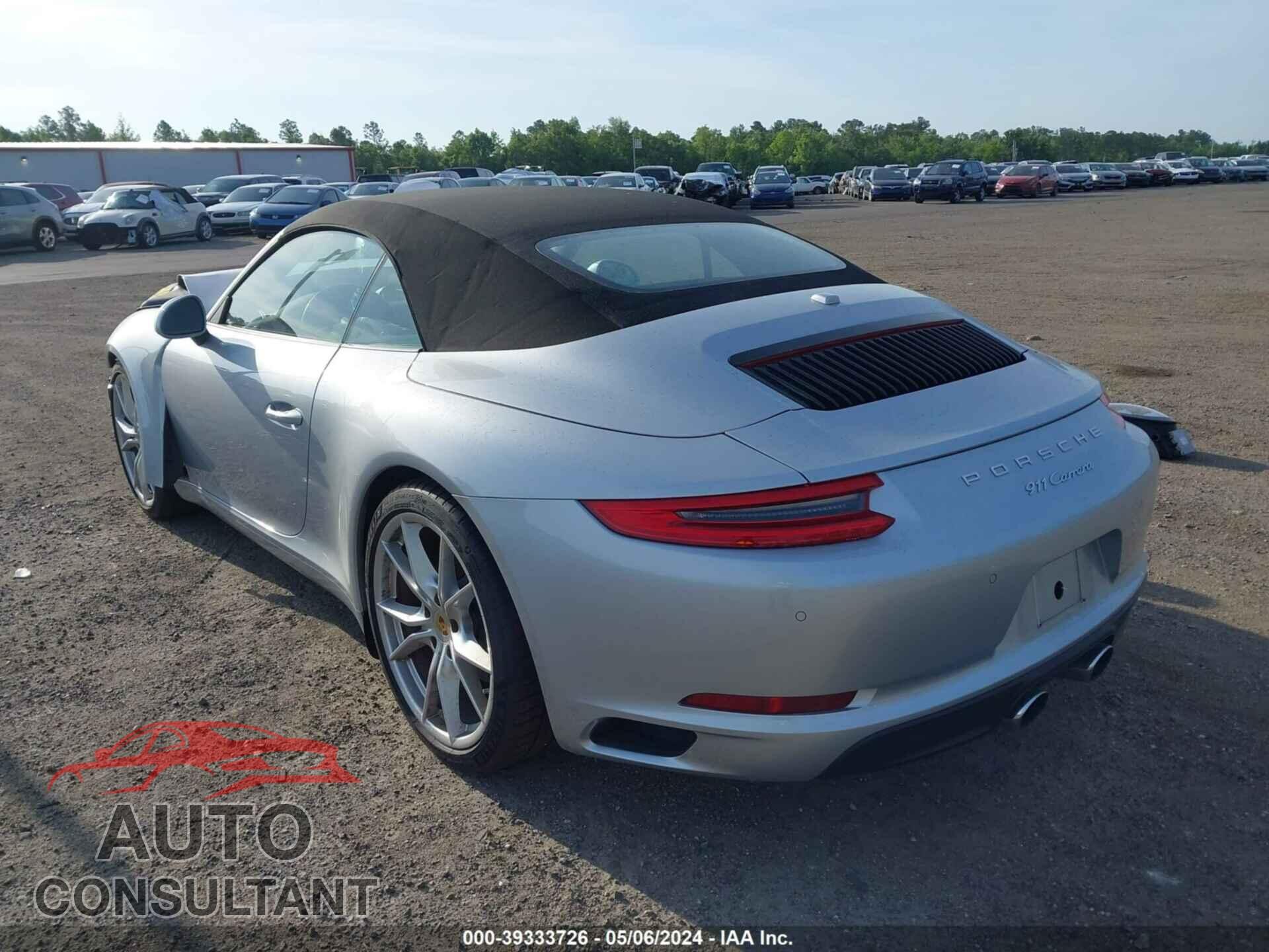 PORSCHE 911 2017 - WP0CA2A97HS142395