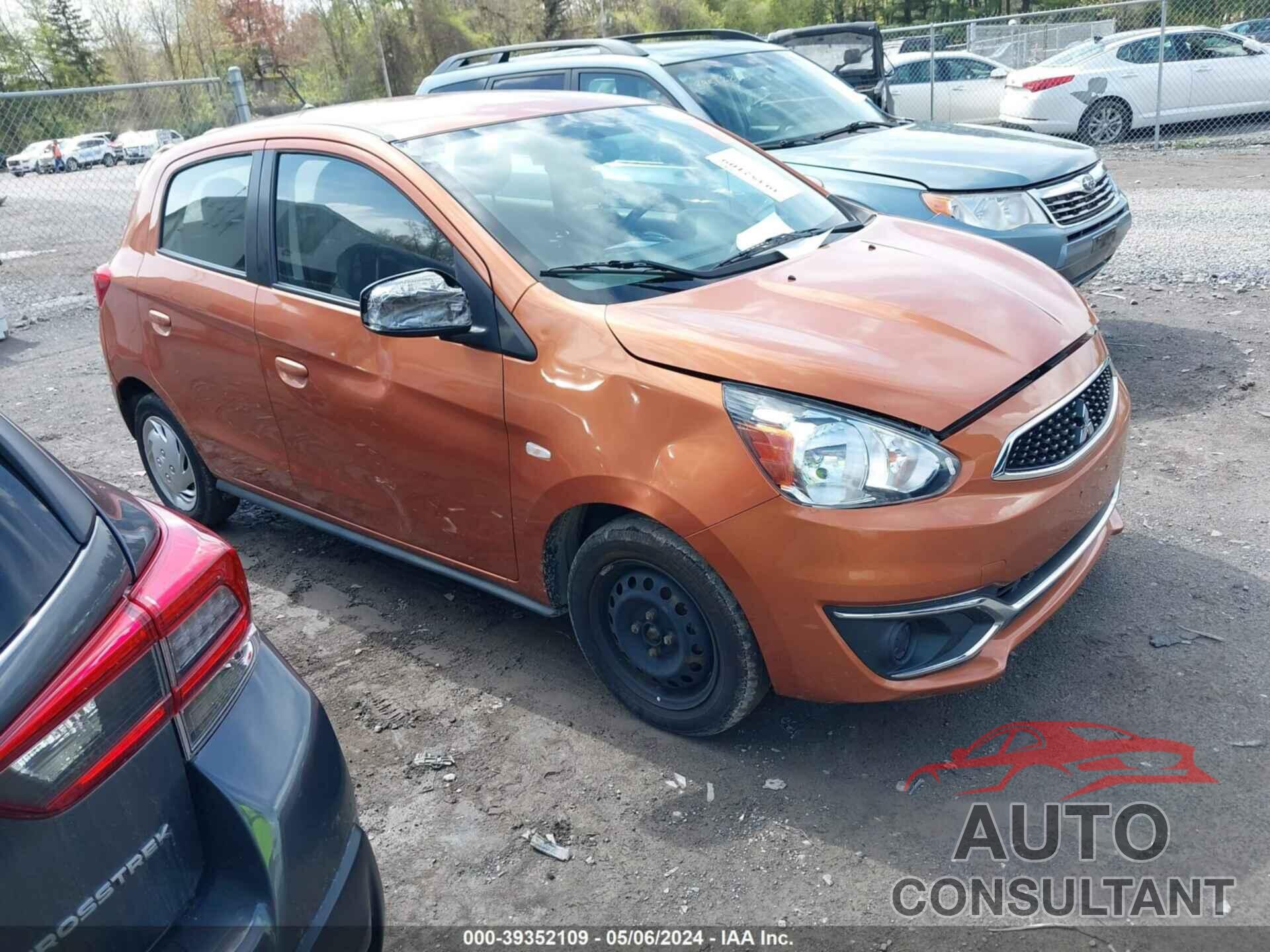 MITSUBISHI MIRAGE 2019 - ML32A3HJ4KH009988