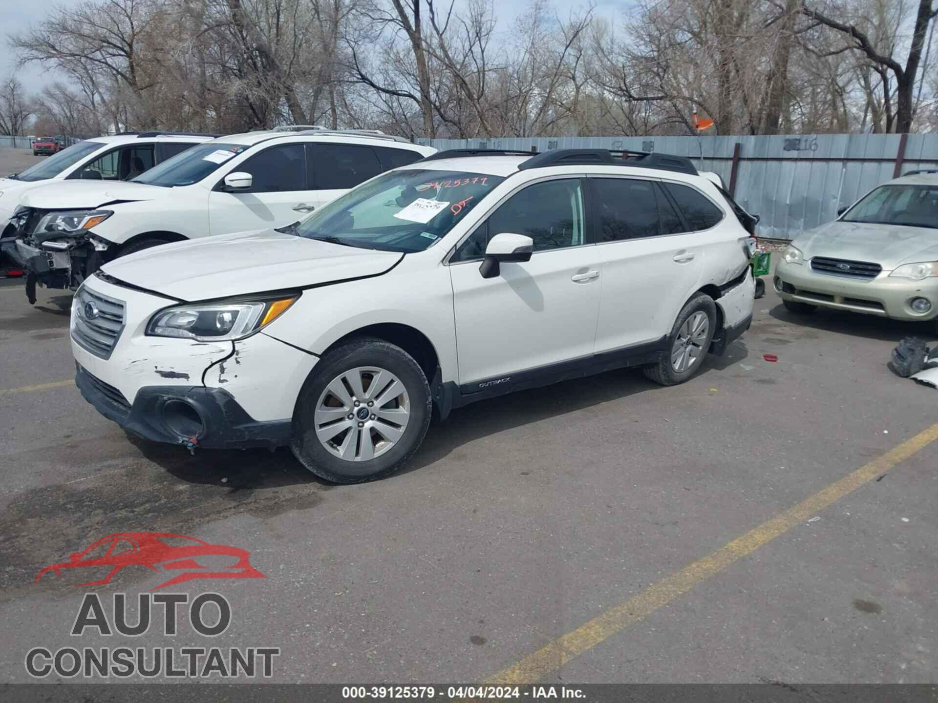 SUBARU OUTBACK 2017 - 4S4BSAFC8H3264633