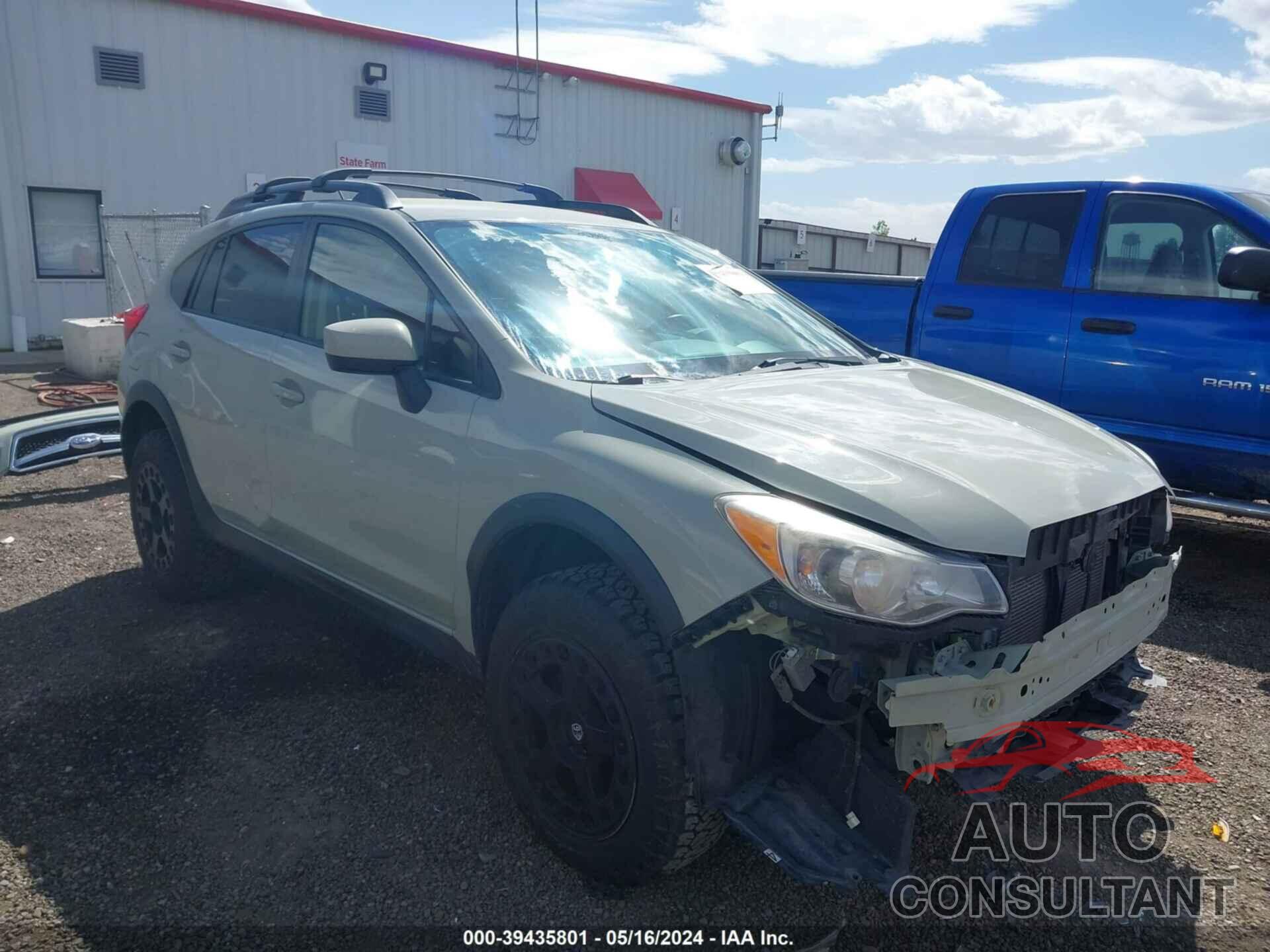 SUBARU CROSSTREK 2016 - JF2GPABC8G8324429