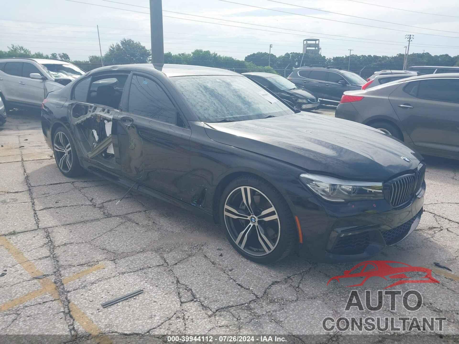 BMW 740I 2017 - WBA7E2C32HG740943