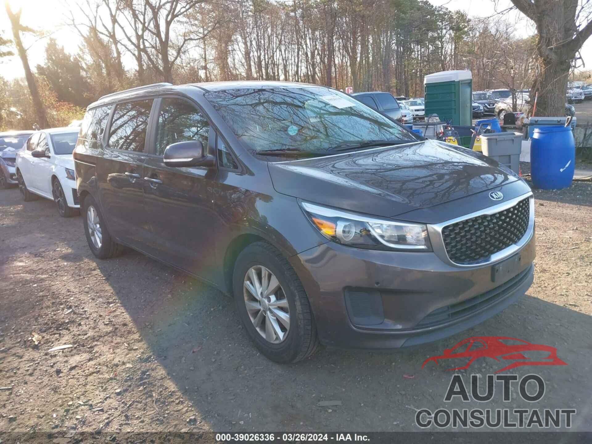 KIA SEDONA 2017 - KNDMB5C13H6266604