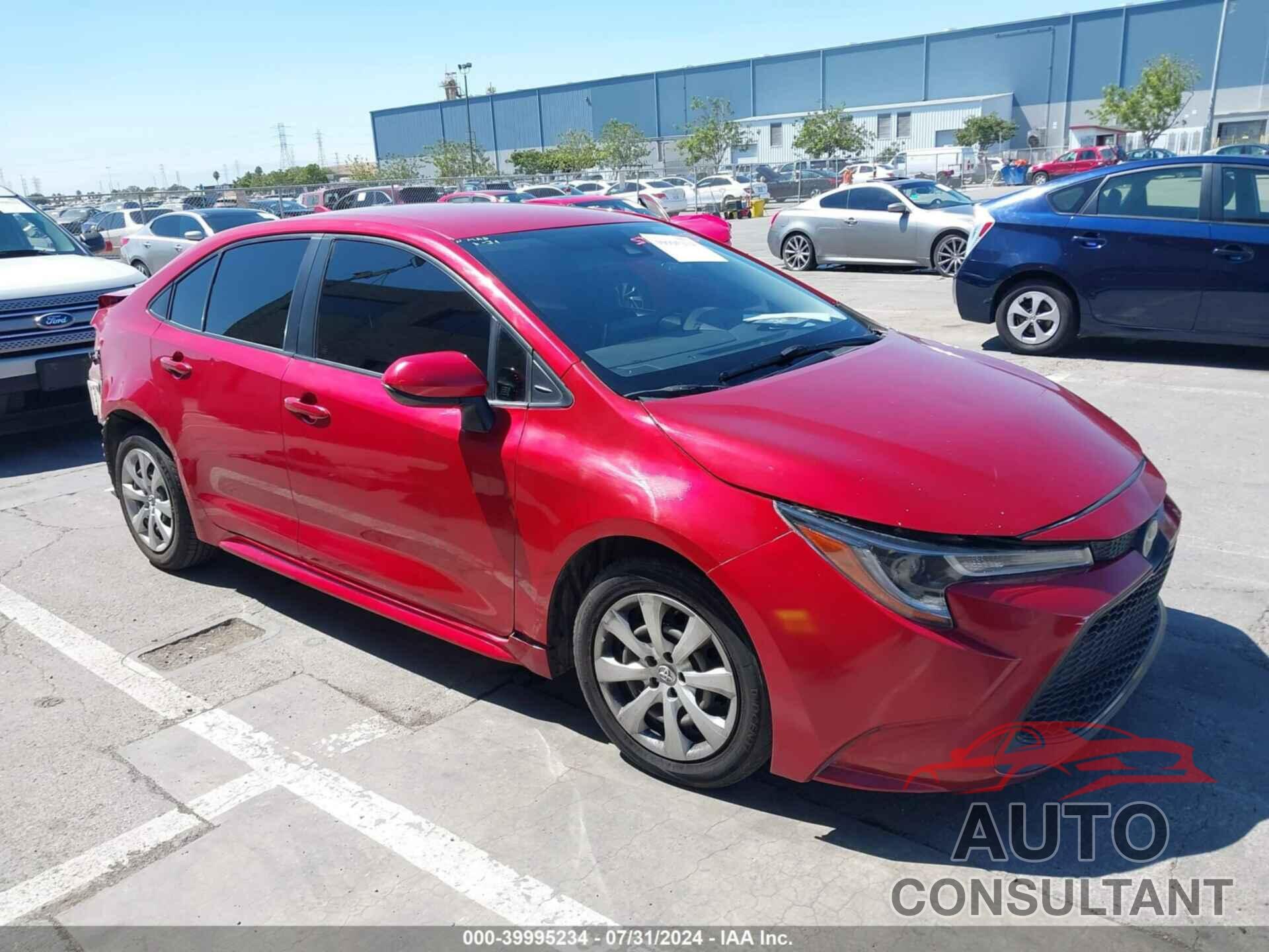 TOYOTA COROLLA 2020 - JTDEPRAE4LJ101623