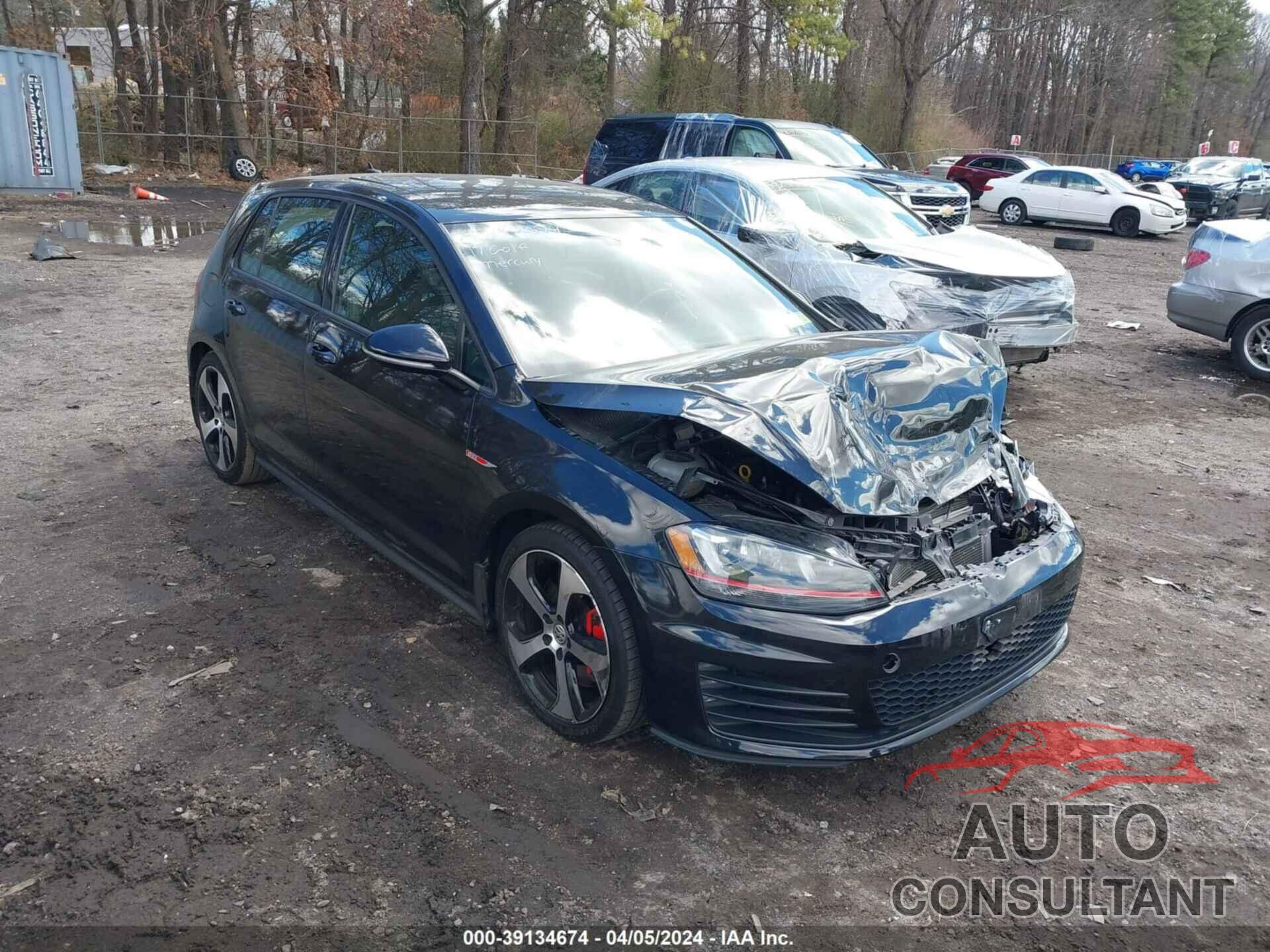 VOLKSWAGEN GOLF GTI 2017 - 3VW447AUXHM006037