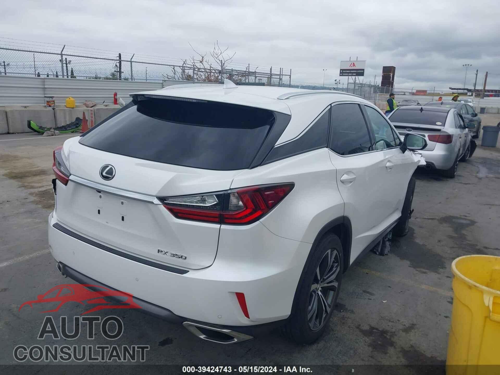 LEXUS RX 350 2017 - 2T2ZZMCA5HC070776