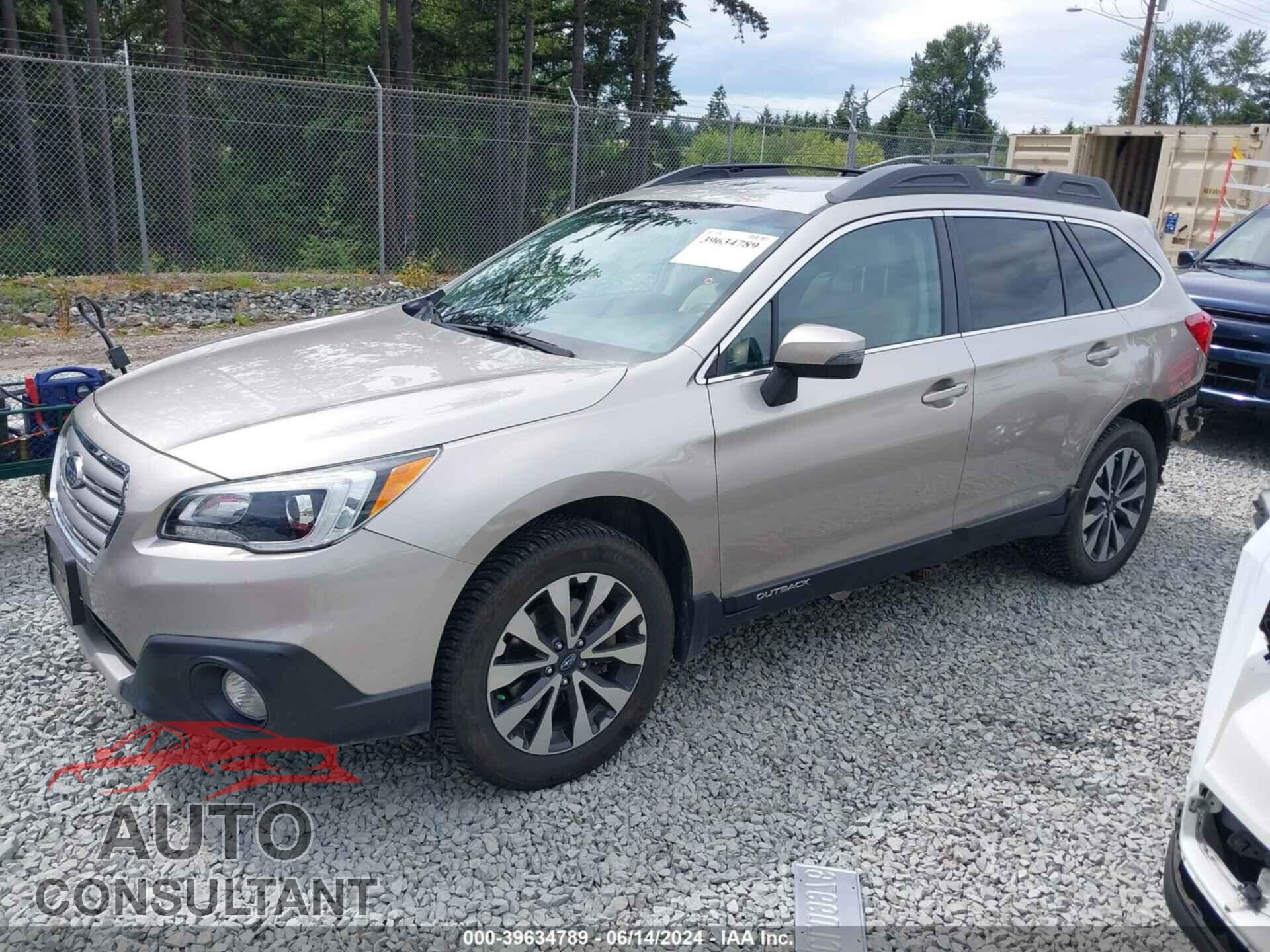 SUBARU OUTBACK 2017 - 4S4BSANC1H3420576