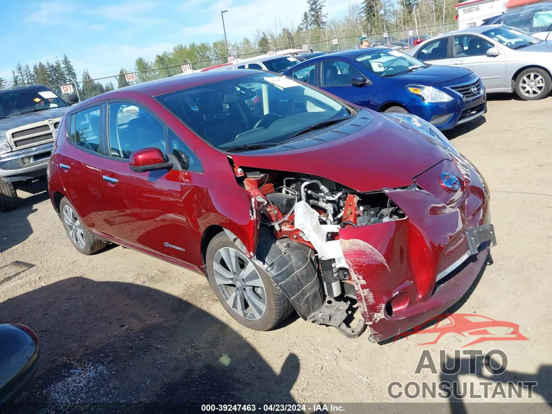 NISSAN LEAF 2017 - 1N4BZ0CPXHC310888