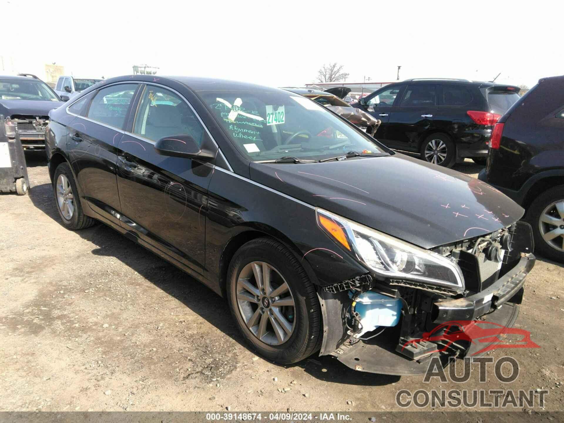 HYUNDAI SONATA 2016 - 5NPE24AF1GH288537