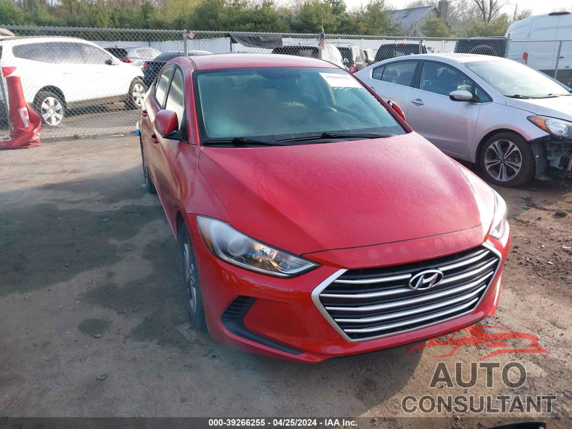 HYUNDAI ELANTRA 2018 - 5NPD84LF5JH299930