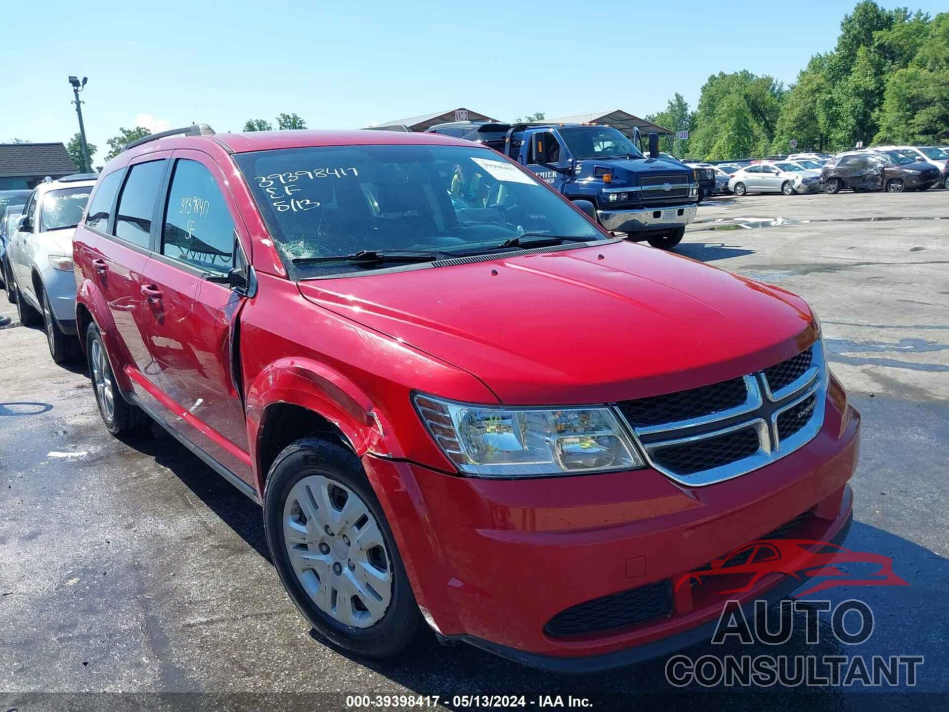 DODGE JOURNEY 2016 - 3C4PDCAB2GT166585