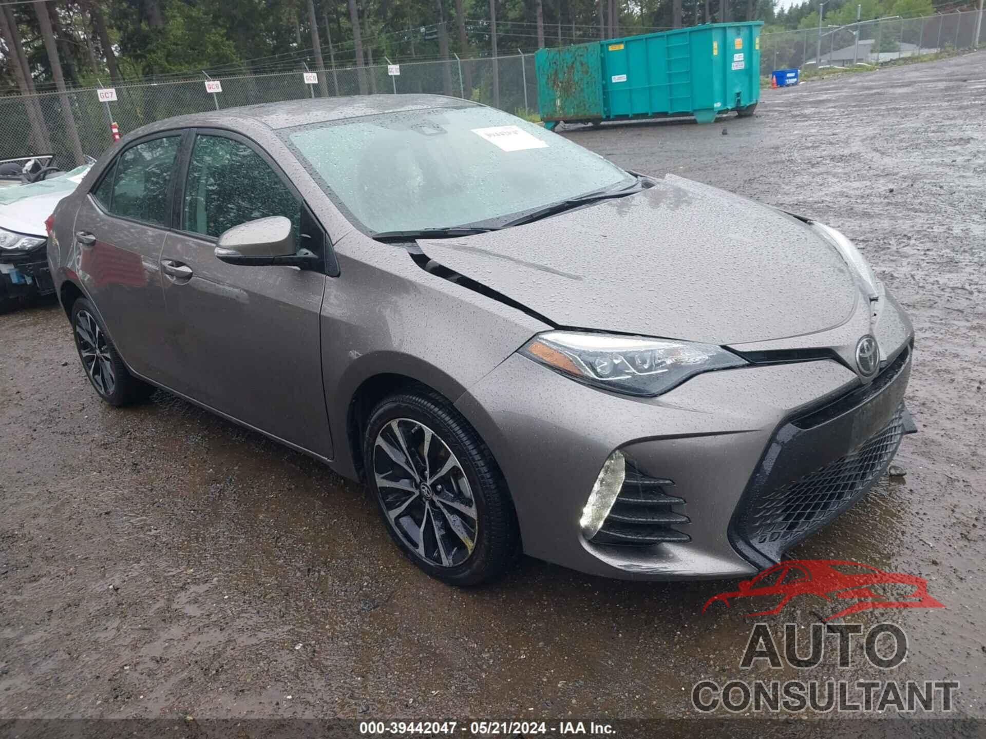 TOYOTA COROLLA 2019 - 2T1BURHE1KC226610