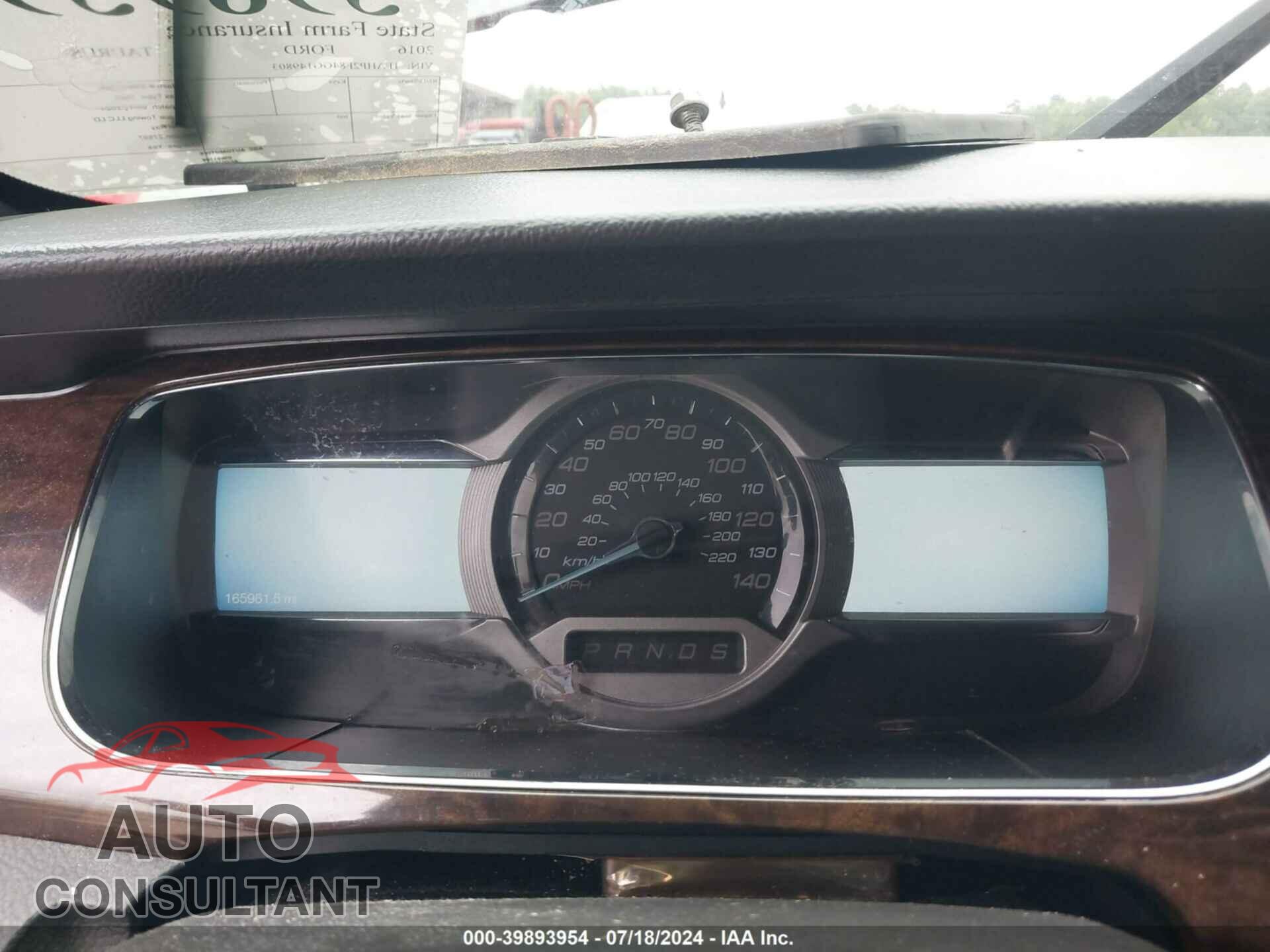 FORD TAURUS 2016 - 1FAHP2F84GG149803