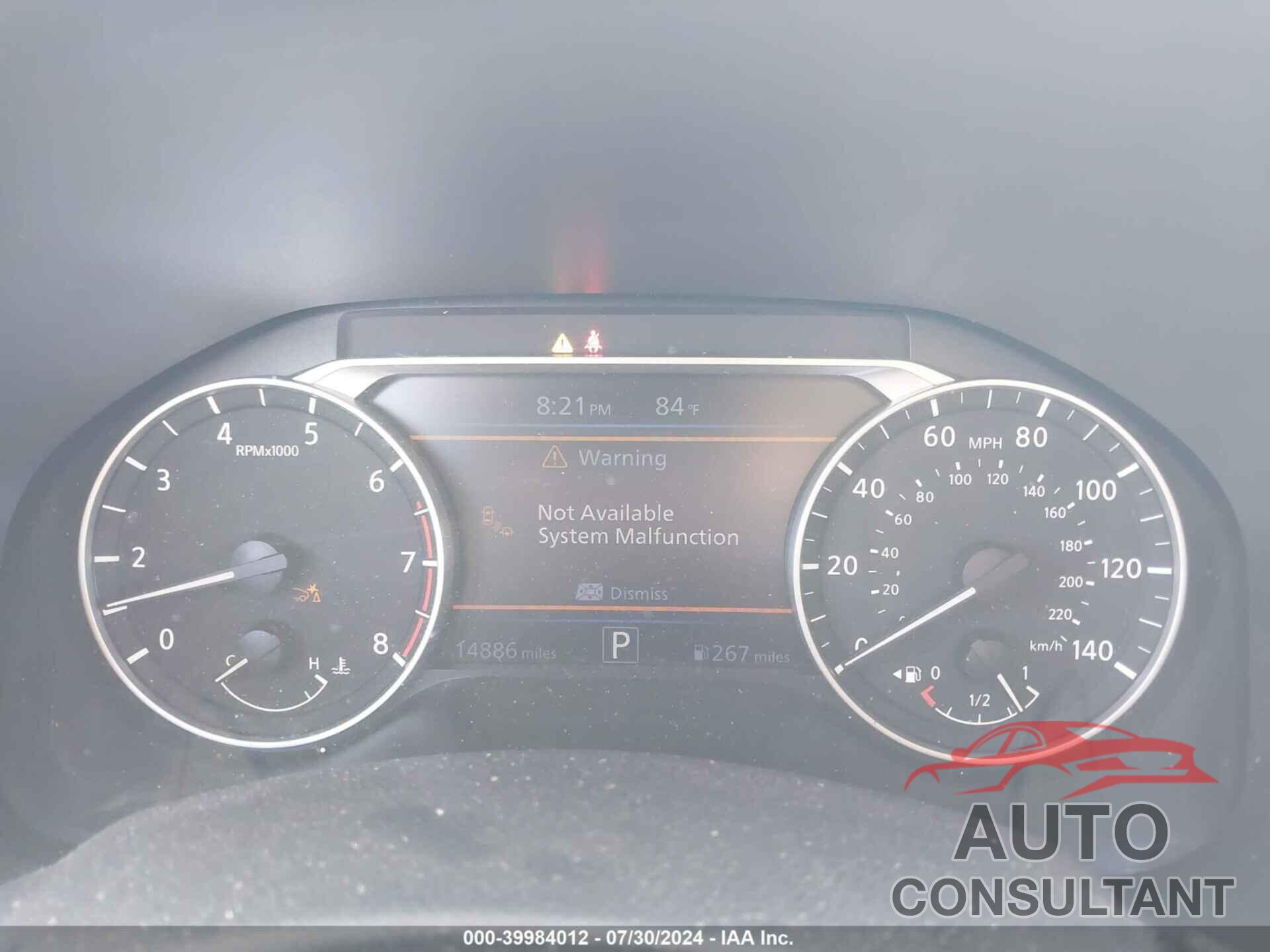 NISSAN ALTIMA 2020 - 1N4BL4CV5LC268906