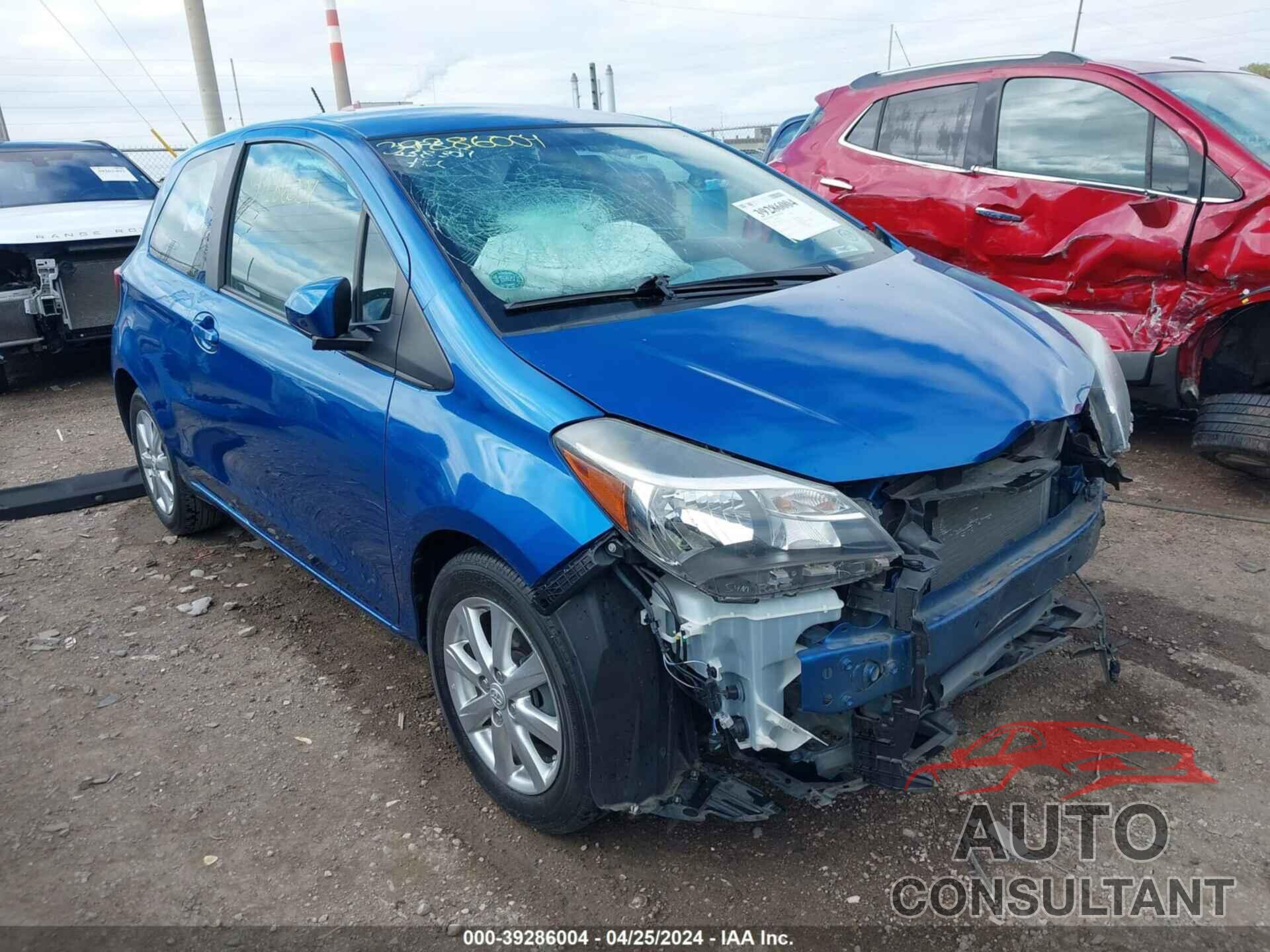 TOYOTA YARIS 2016 - VNKJTUD34GA070037
