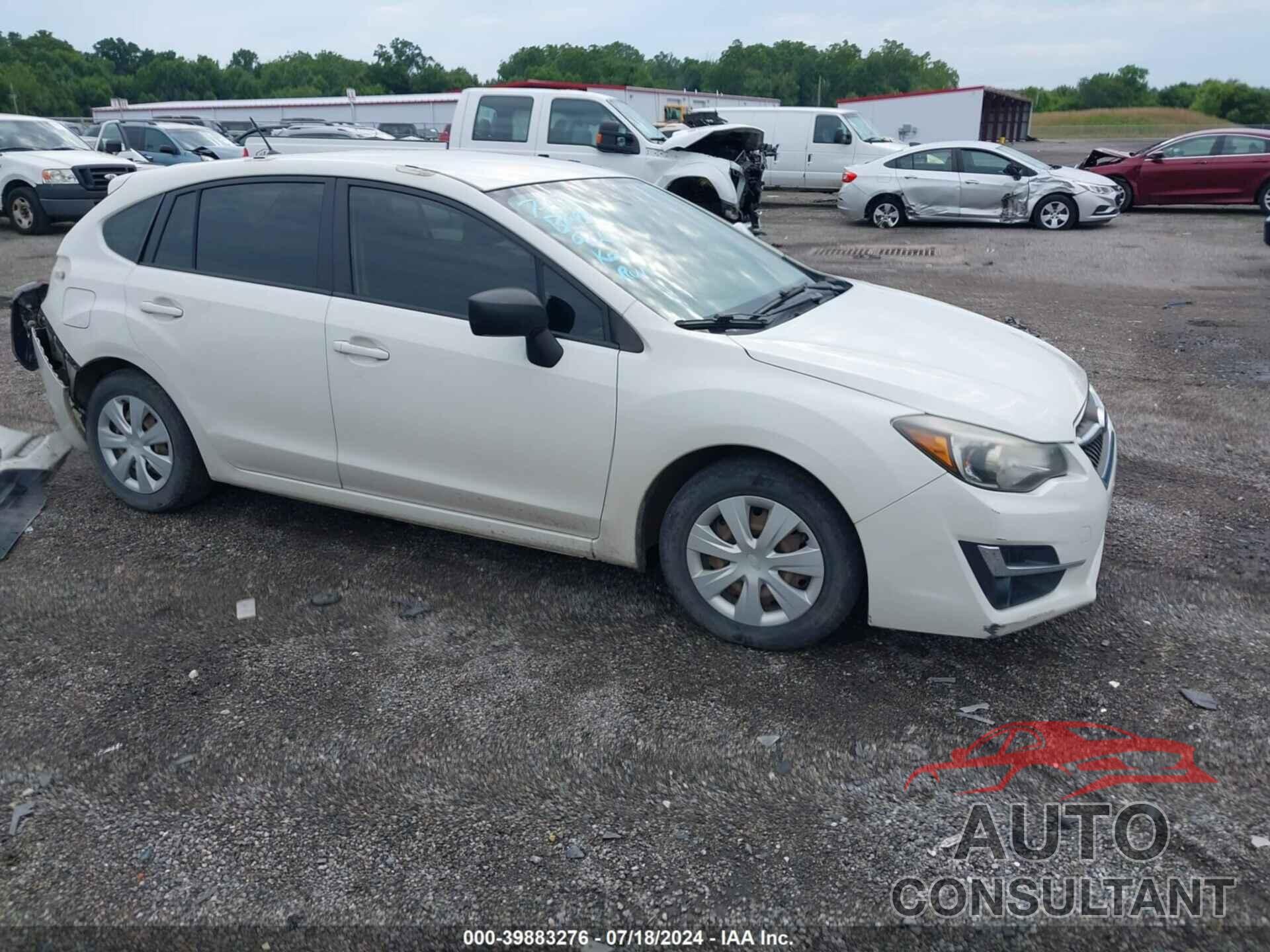 SUBARU IMPREZA 2016 - JF1GPAA61G8325213