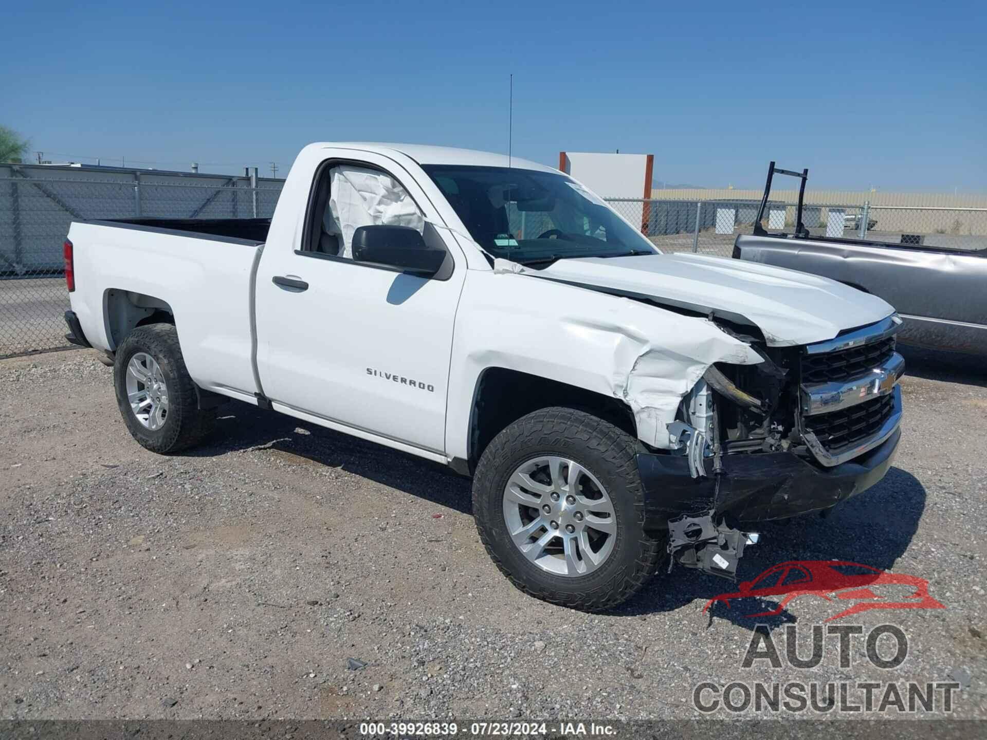 CHEVROLET SILVERADO 1500 2017 - 1GCNCNEH0HZ364578