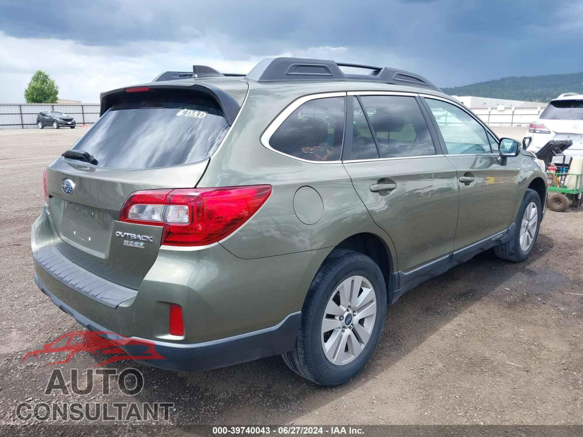 SUBARU OUTBACK 2017 - 4S4BSAHC0H3252943