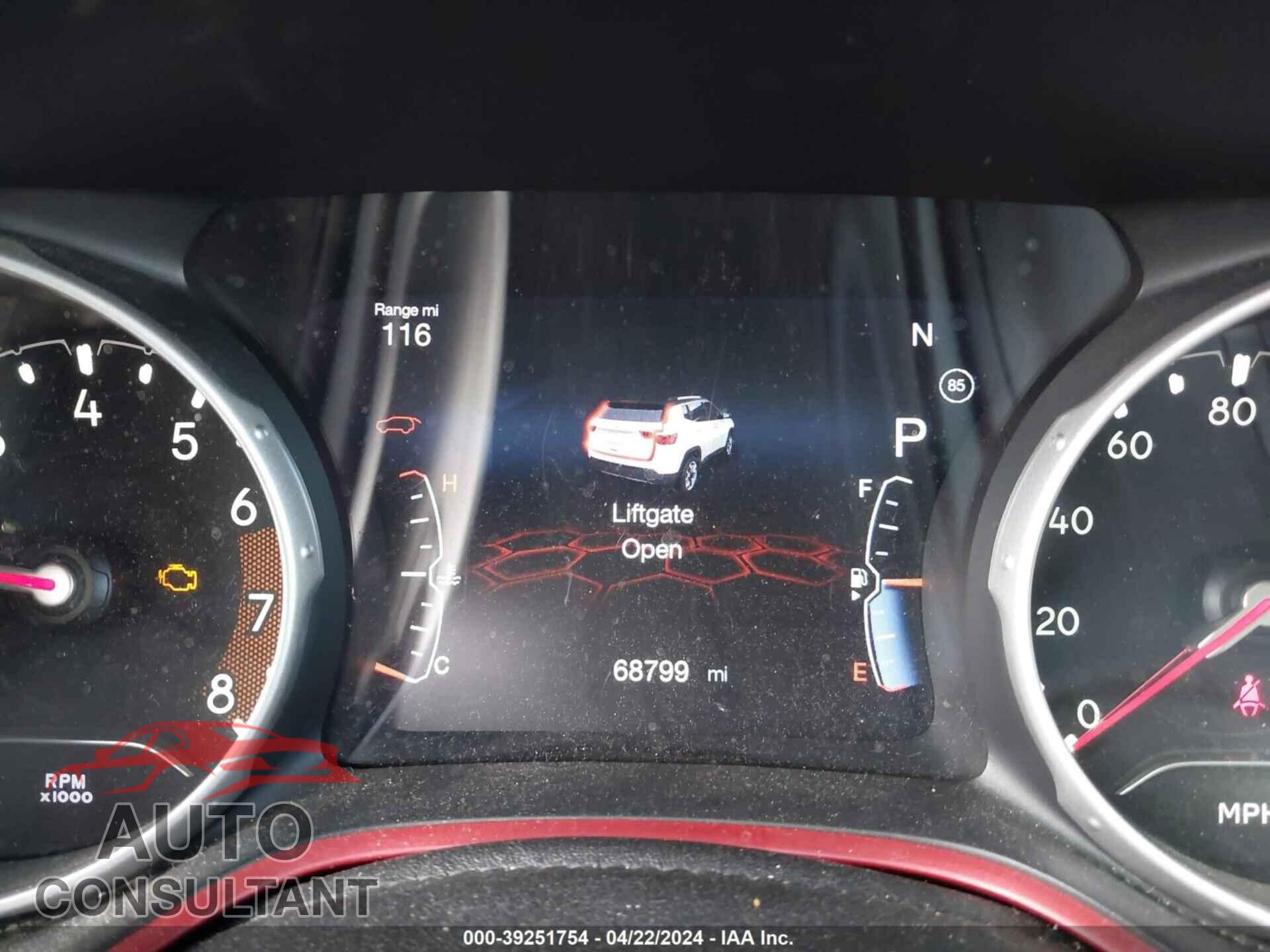 JEEP COMPASS 2020 - 3C4NJDDB9LT171665