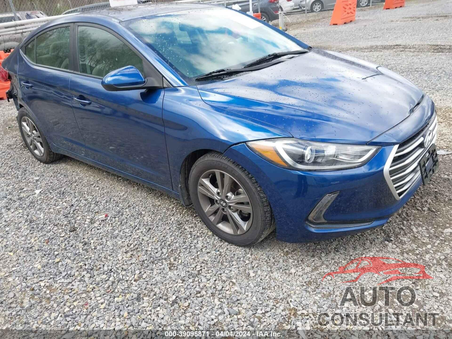 HYUNDAI ELANTRA 2018 - 5NPD84LF3JH369165