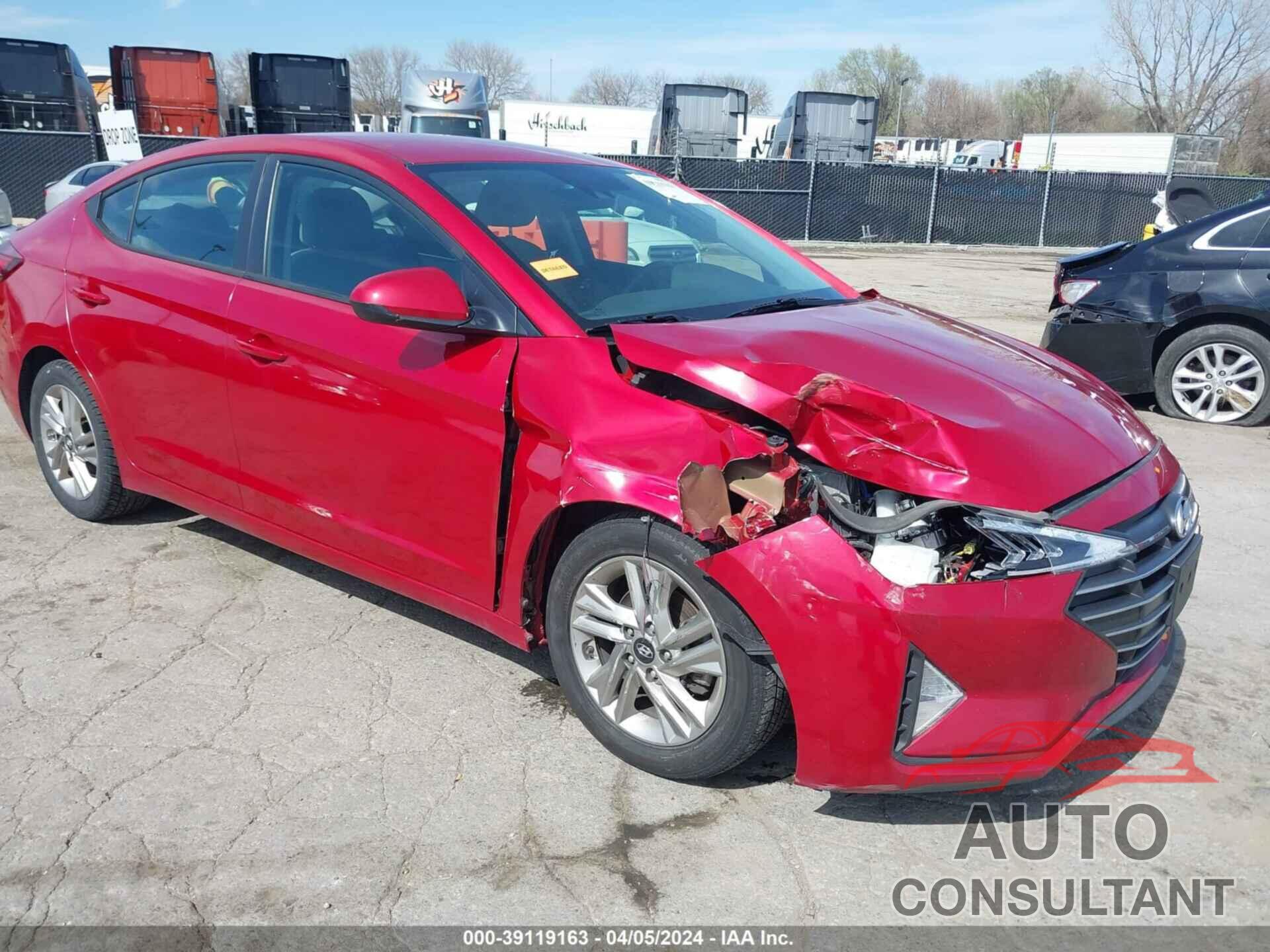 HYUNDAI ELANTRA 2020 - 5NPD84LF5LH512460