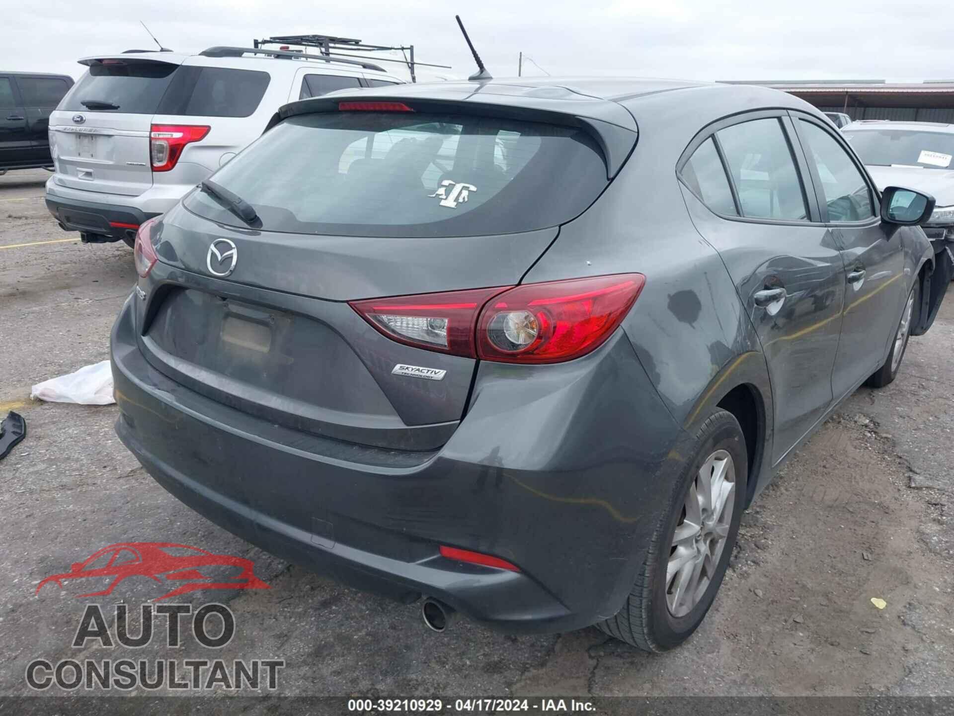 MAZDA 3 2017 - JM1BN1K77H1143463