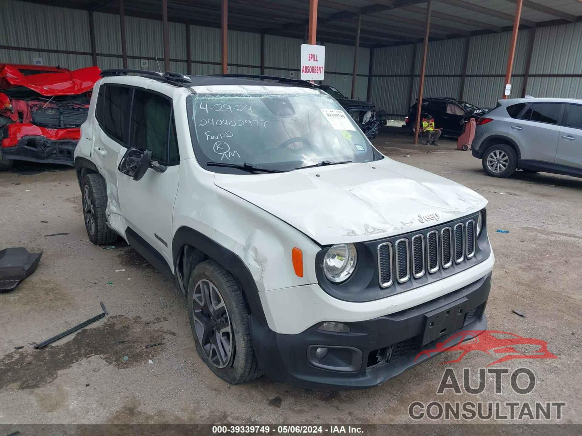 JEEP RENEGADE 2016 - ZACCJABT1GPC83391